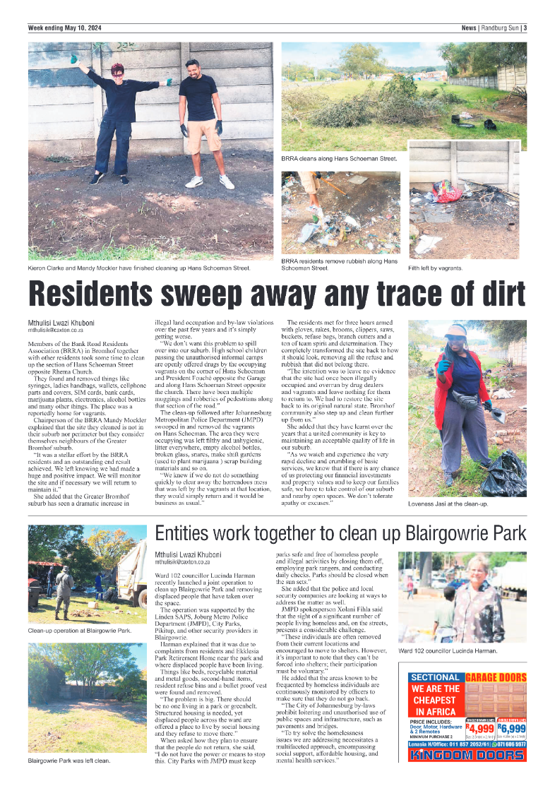 Randburg Sun 10 May 2024 page 3
