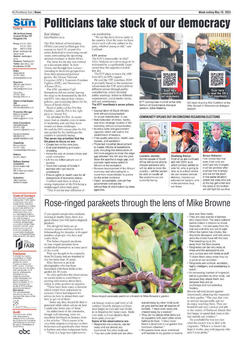 Randburg Sun 10 May 2024 page 4