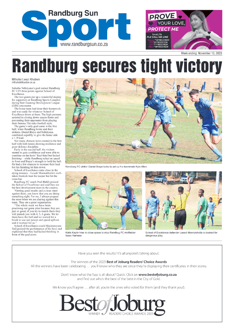 Randburg Sun 10 November 2023 page 12