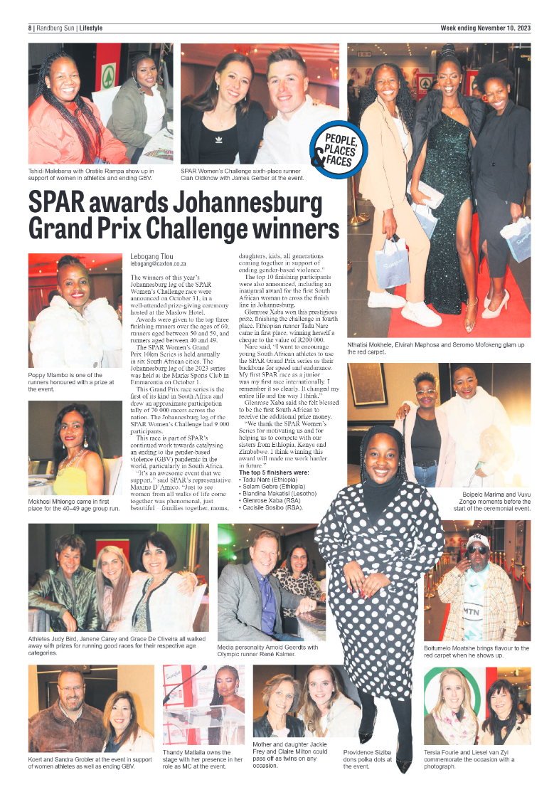 Randburg Sun 10 November 2023 page 8