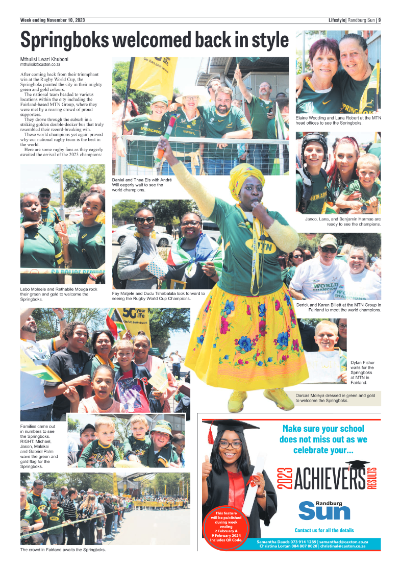 Randburg Sun 10 November 2023 page 9