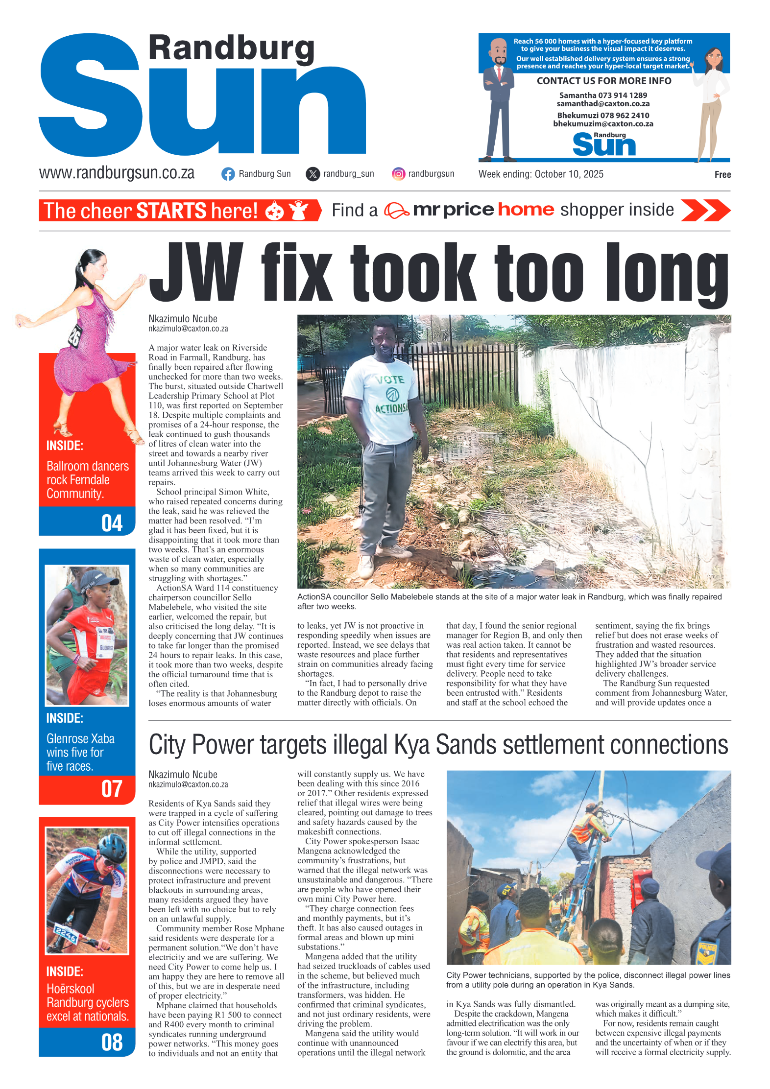 Randburg Sun 10 October 2025 page 3