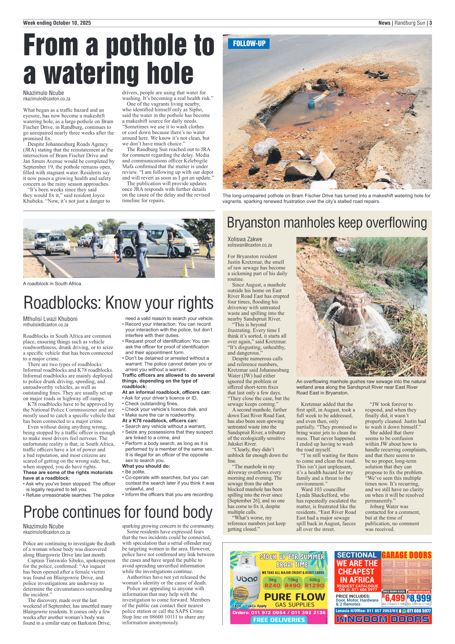 Randburg Sun 10 October 2025 page 5