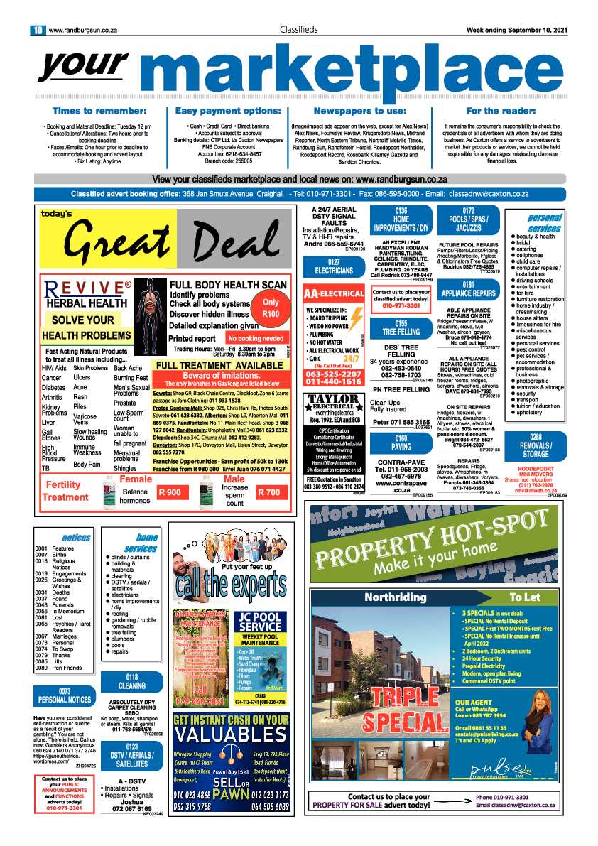 Randburg Sun 10 September 2021 page 10