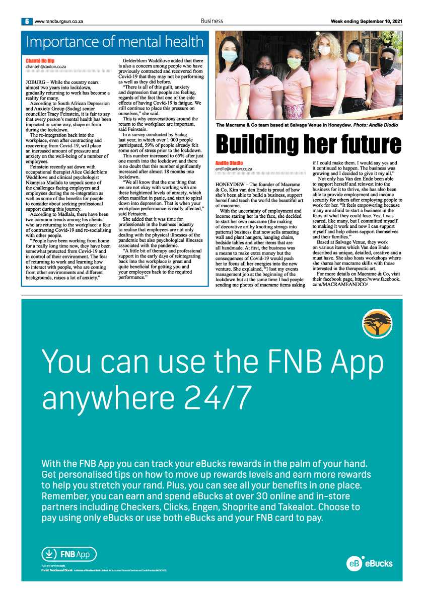 Randburg Sun 10 September 2021 page 6