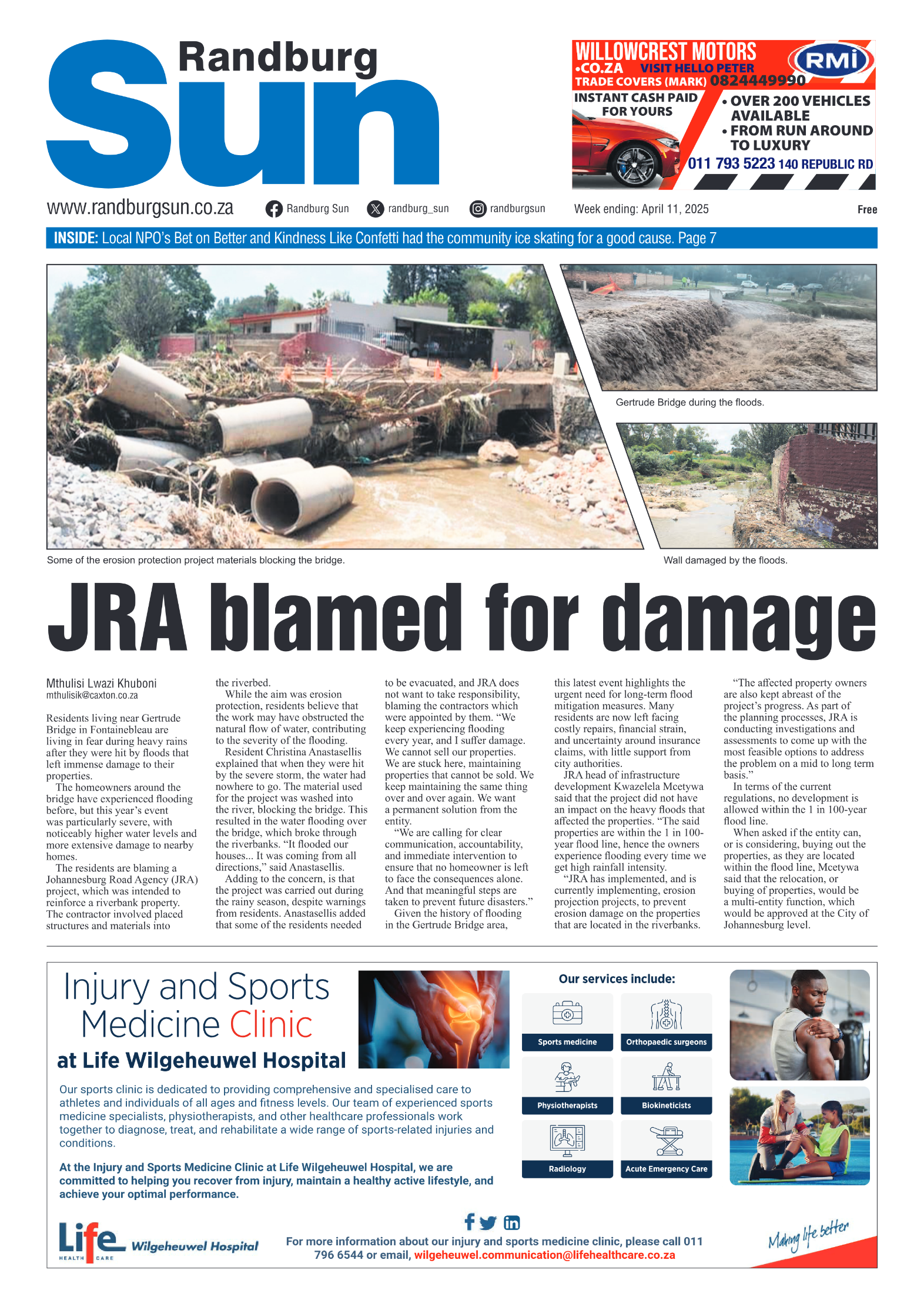 Randburg Sun 11 April 2025 page 3