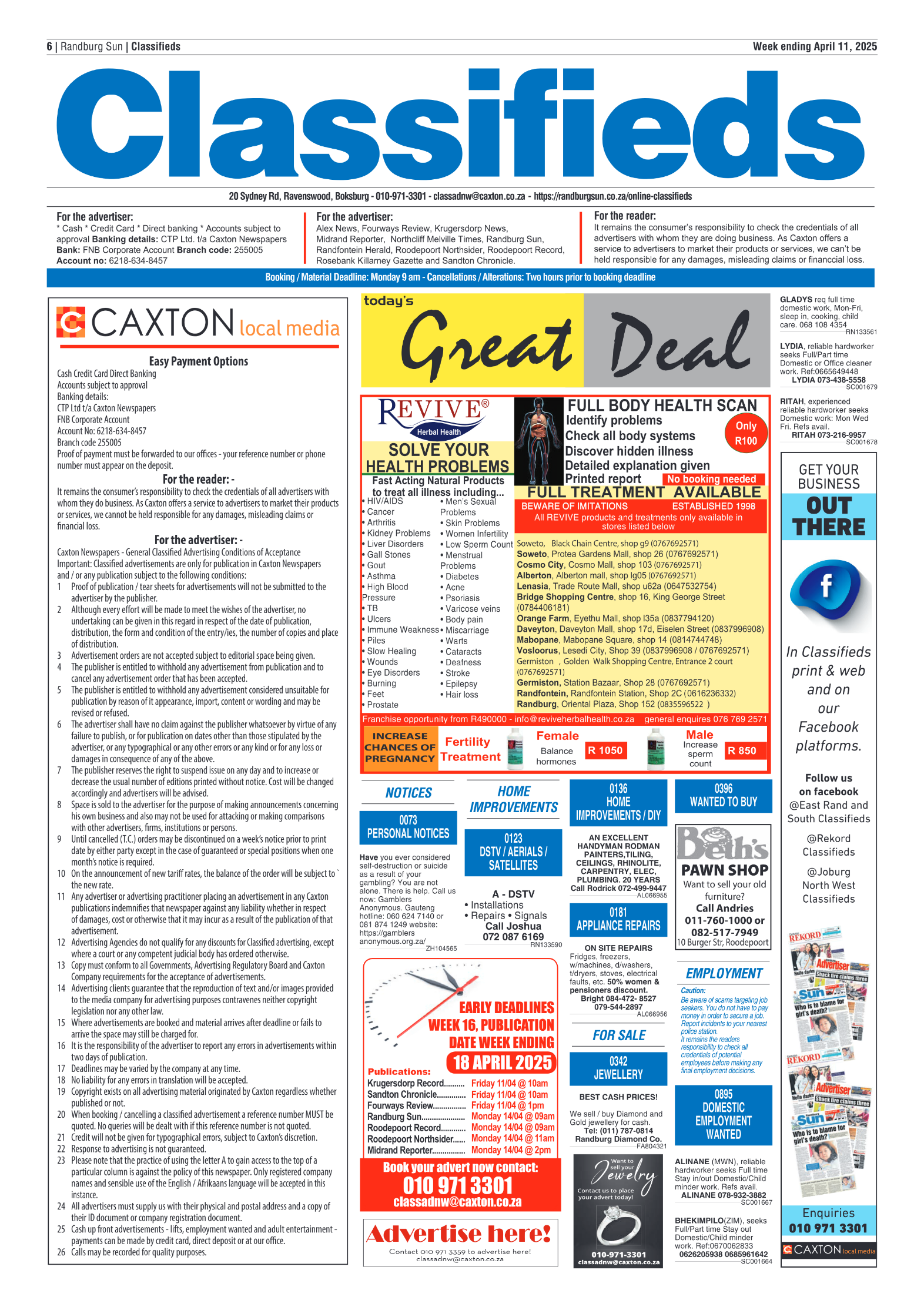 Randburg Sun 11 April 2025 page 8