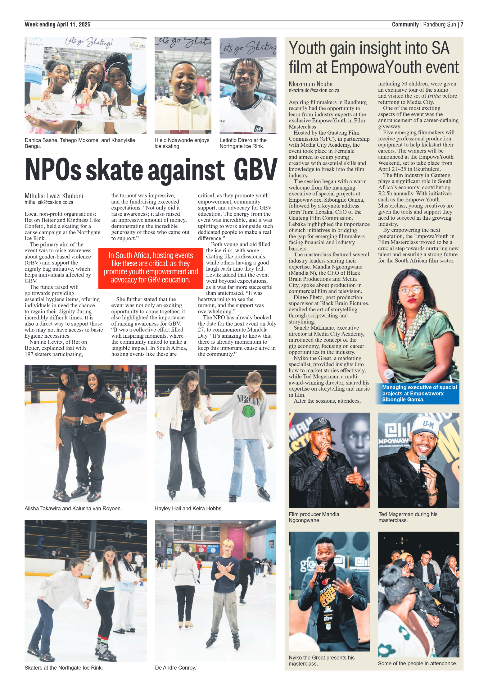 Randburg Sun 11 April 2025 page 9