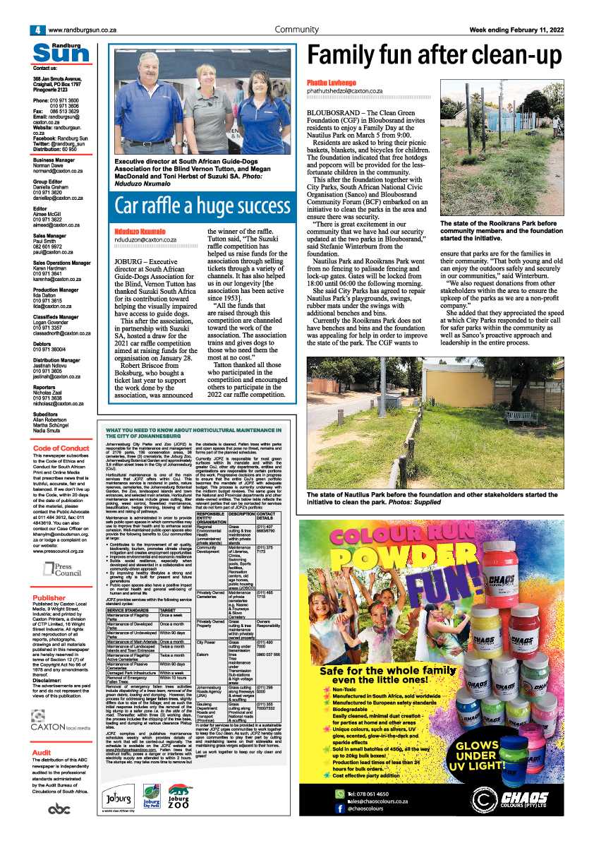 Randburg Sun 11 February 2022 page 4