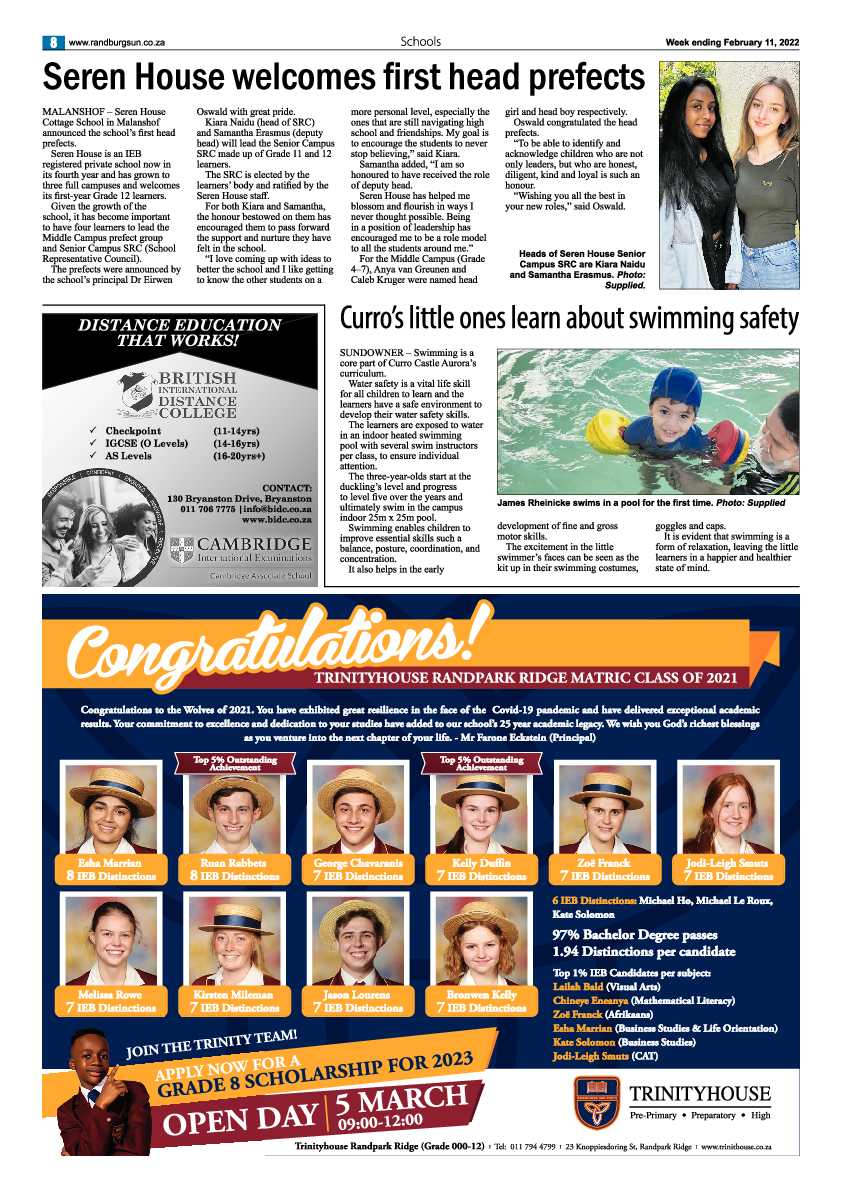 Randburg Sun 11 February 2022 page 8