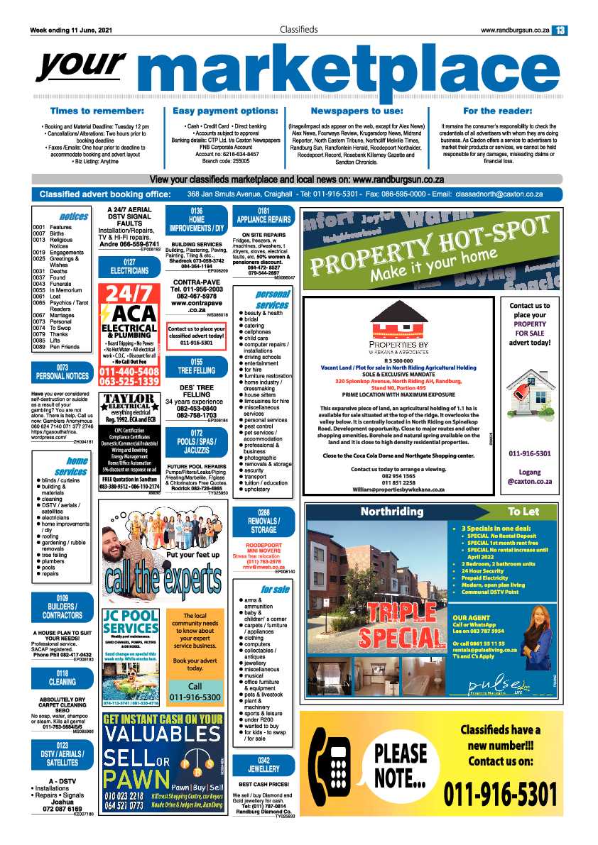 Randburg Sun 11 June 2021 page 13