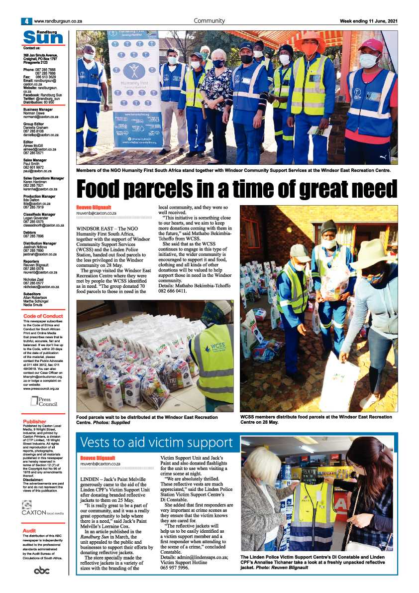 Randburg Sun 11 June 2021 page 4