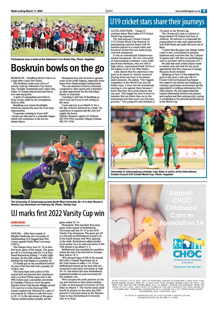 Randburg Sun 11 March 2022 page 11