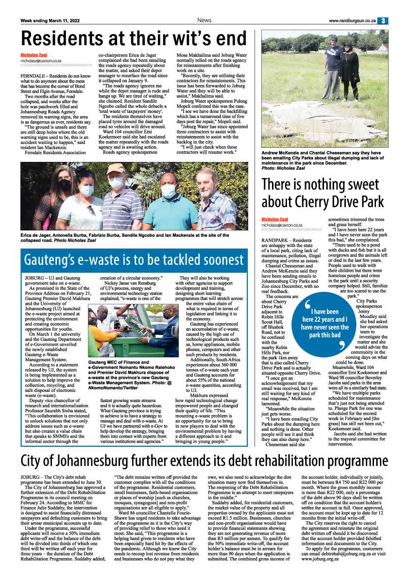 Randburg Sun 11 March 2022 page 3
