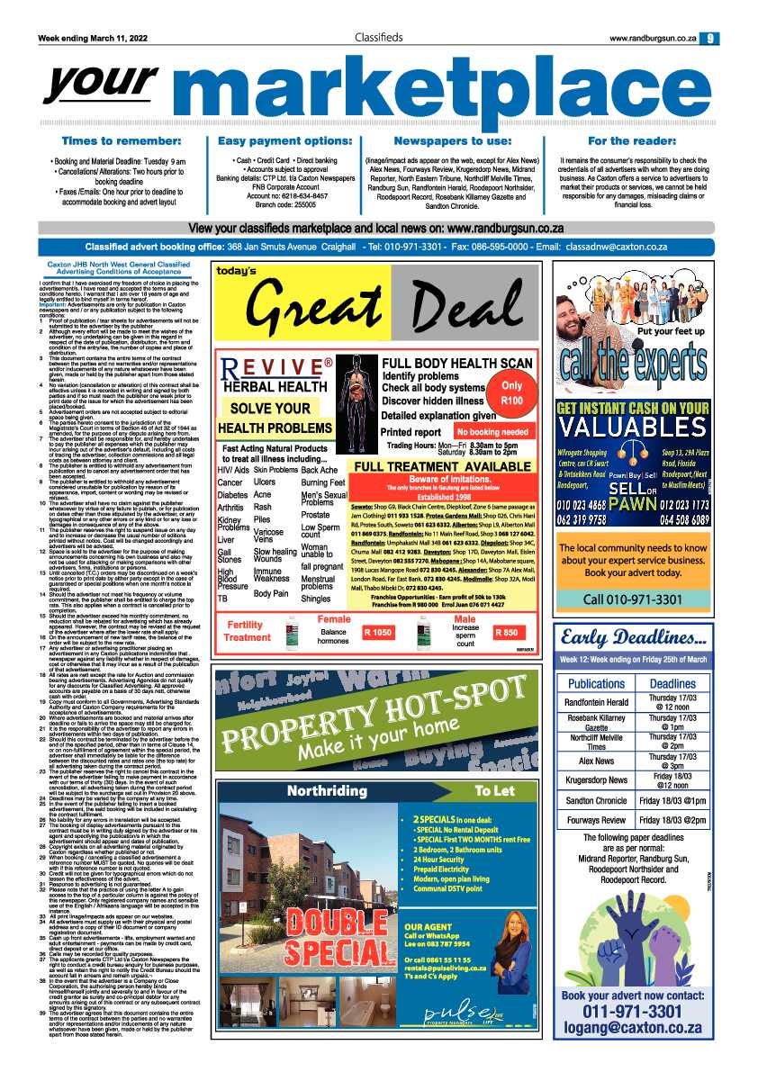 Randburg Sun 11 March 2022 page 9