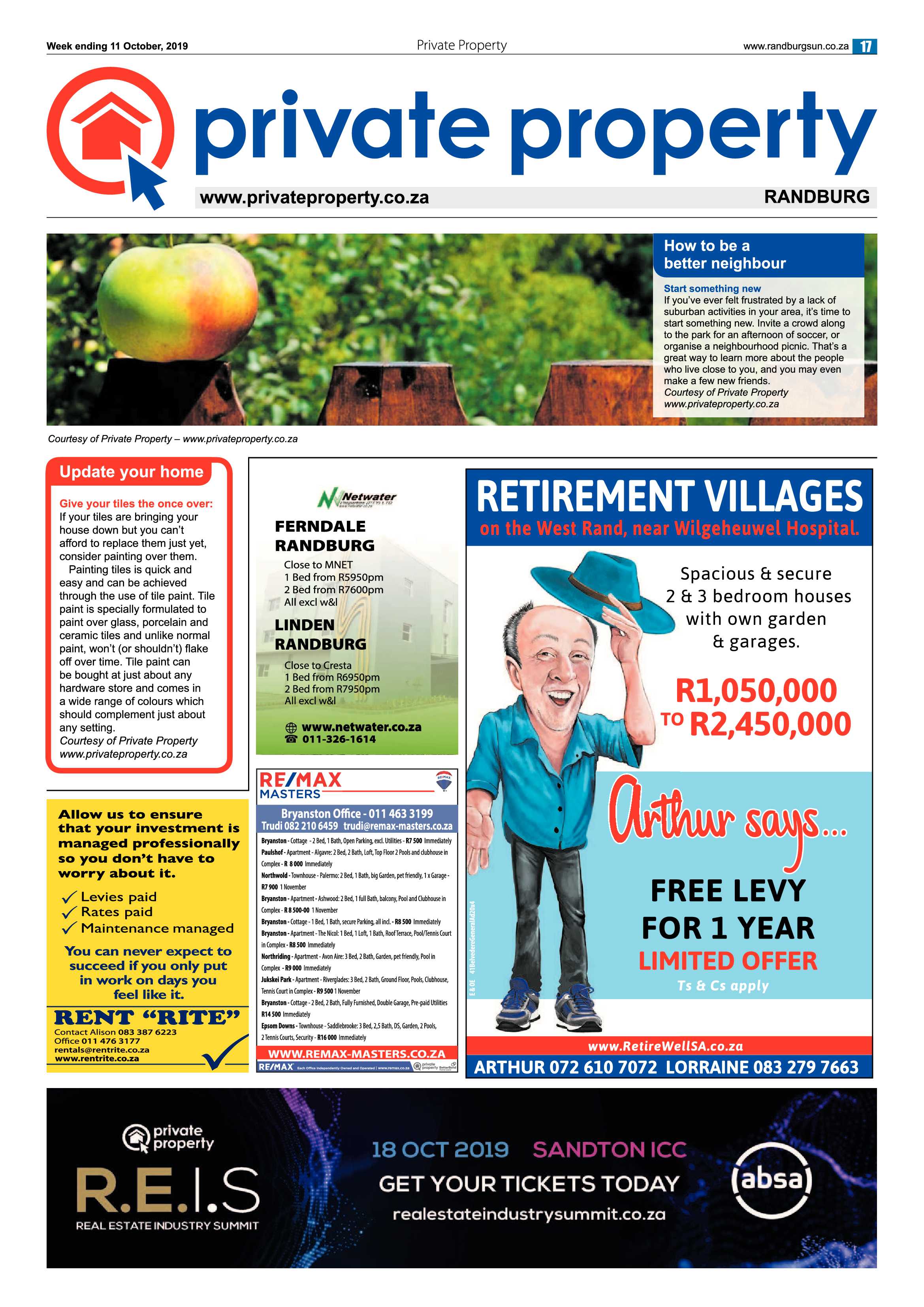 Randburg Sun 11 October, 2019 page 17