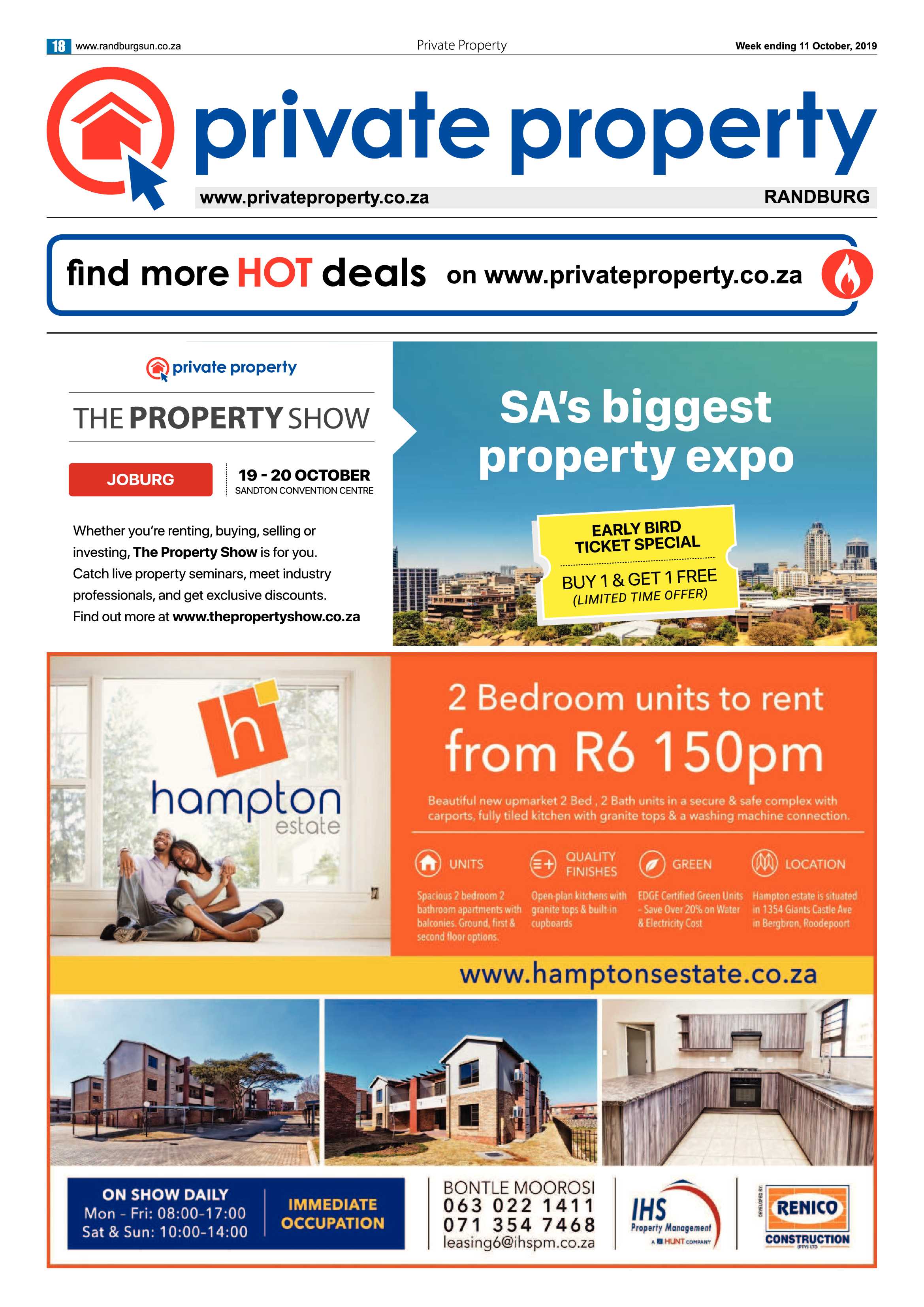 Randburg Sun 11 October, 2019 page 18