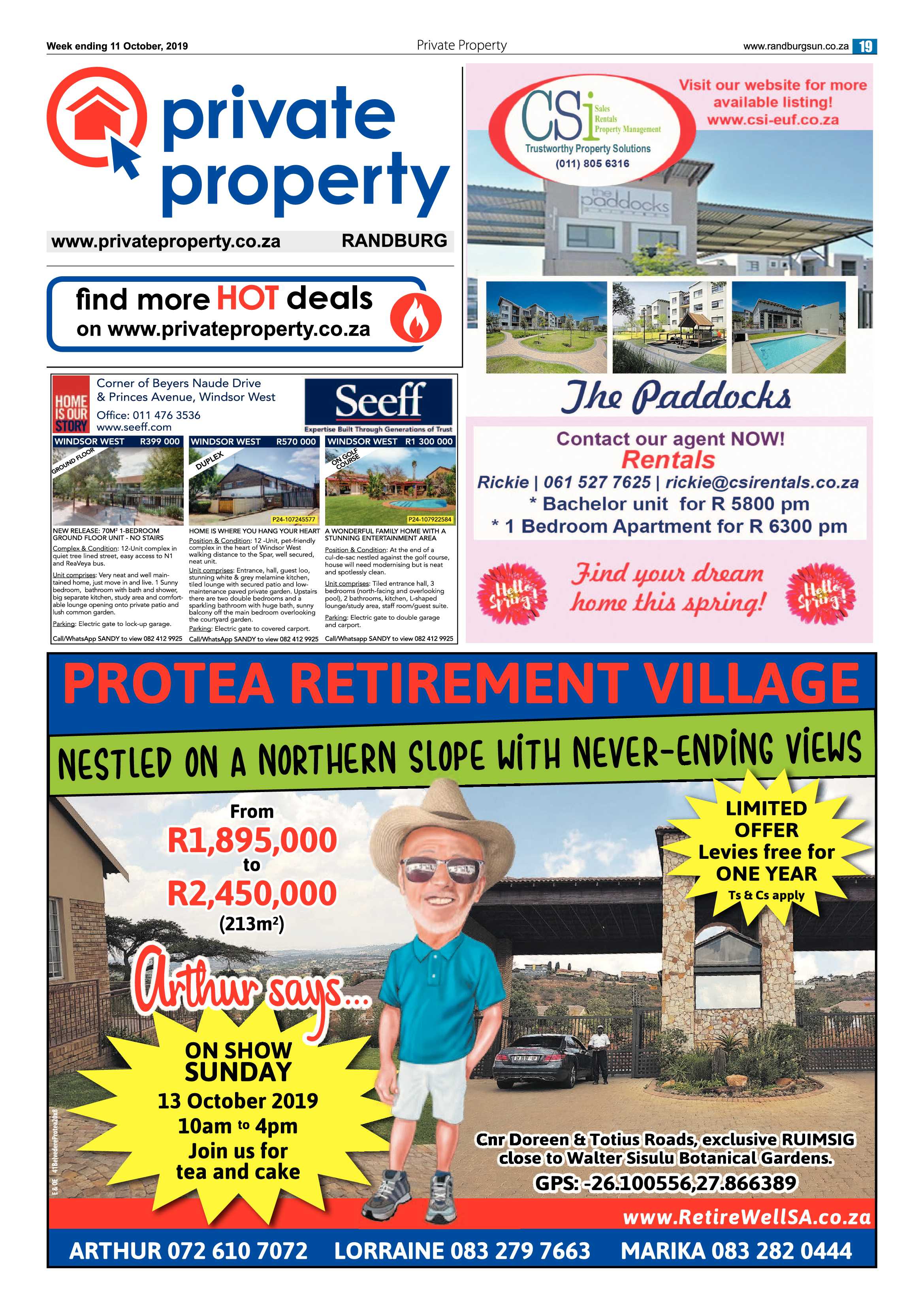 Randburg Sun 11 October, 2019 page 19