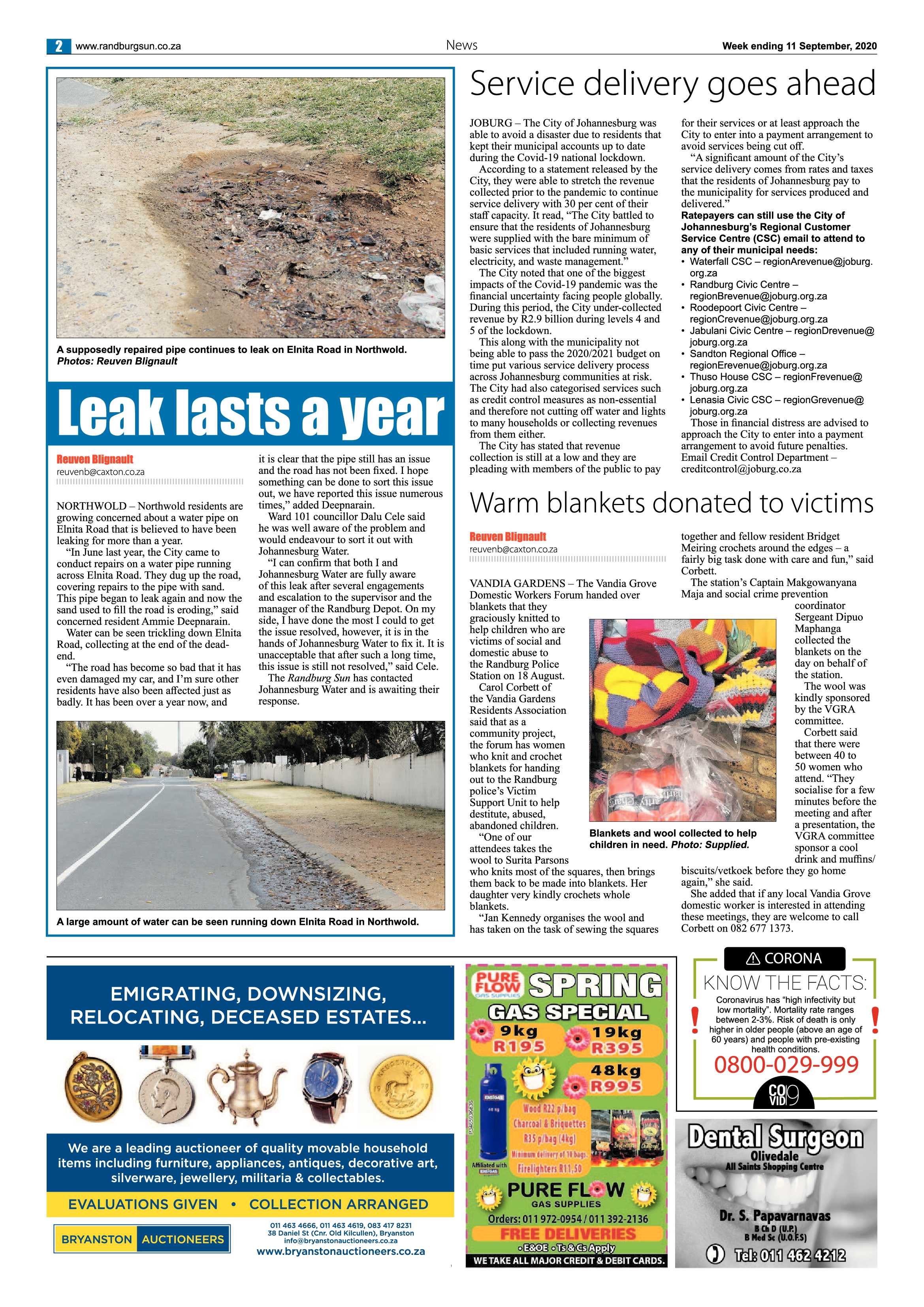 Randburg Sun 11 September 2020 page 2