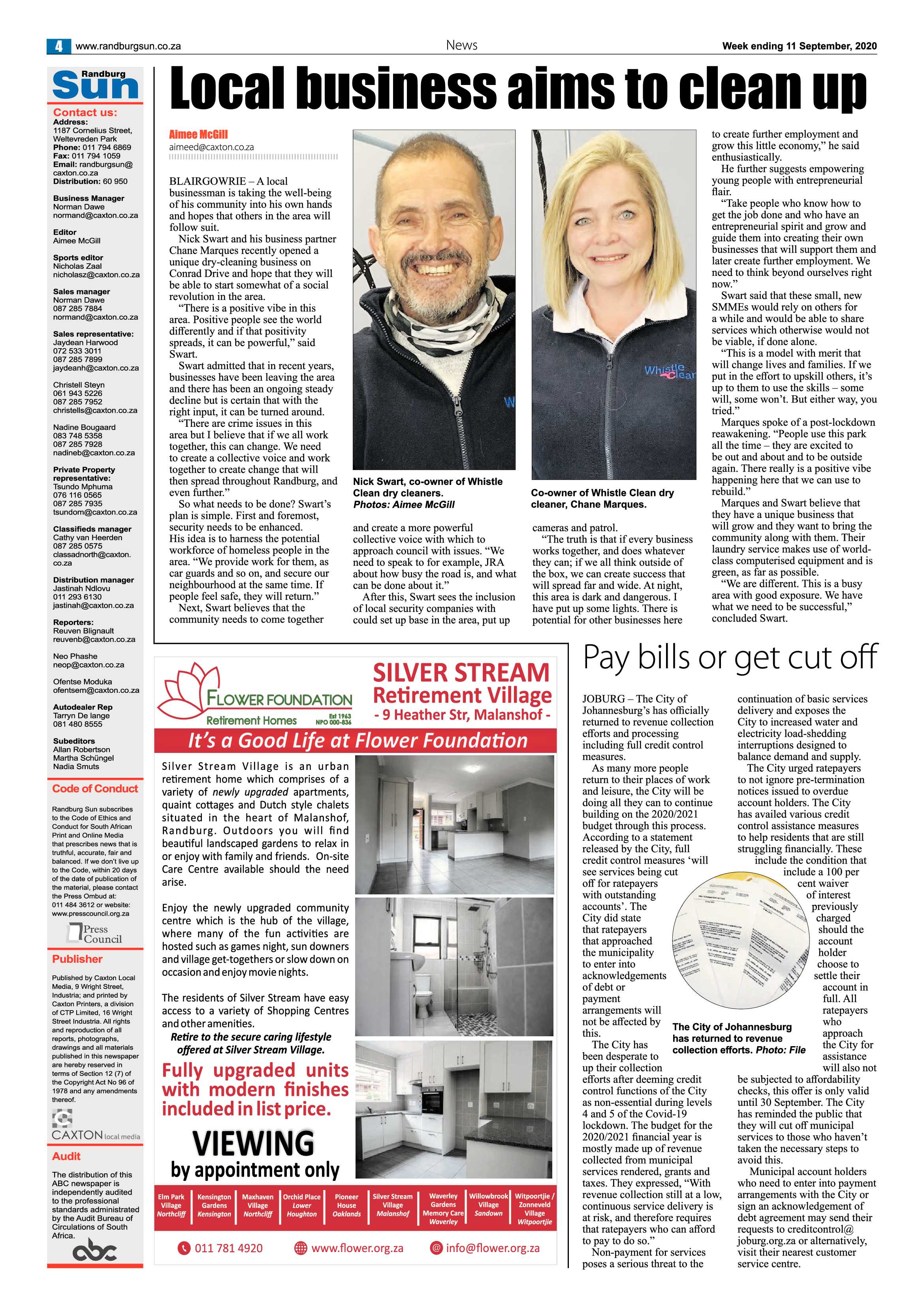 Randburg Sun 11 September 2020 page 4