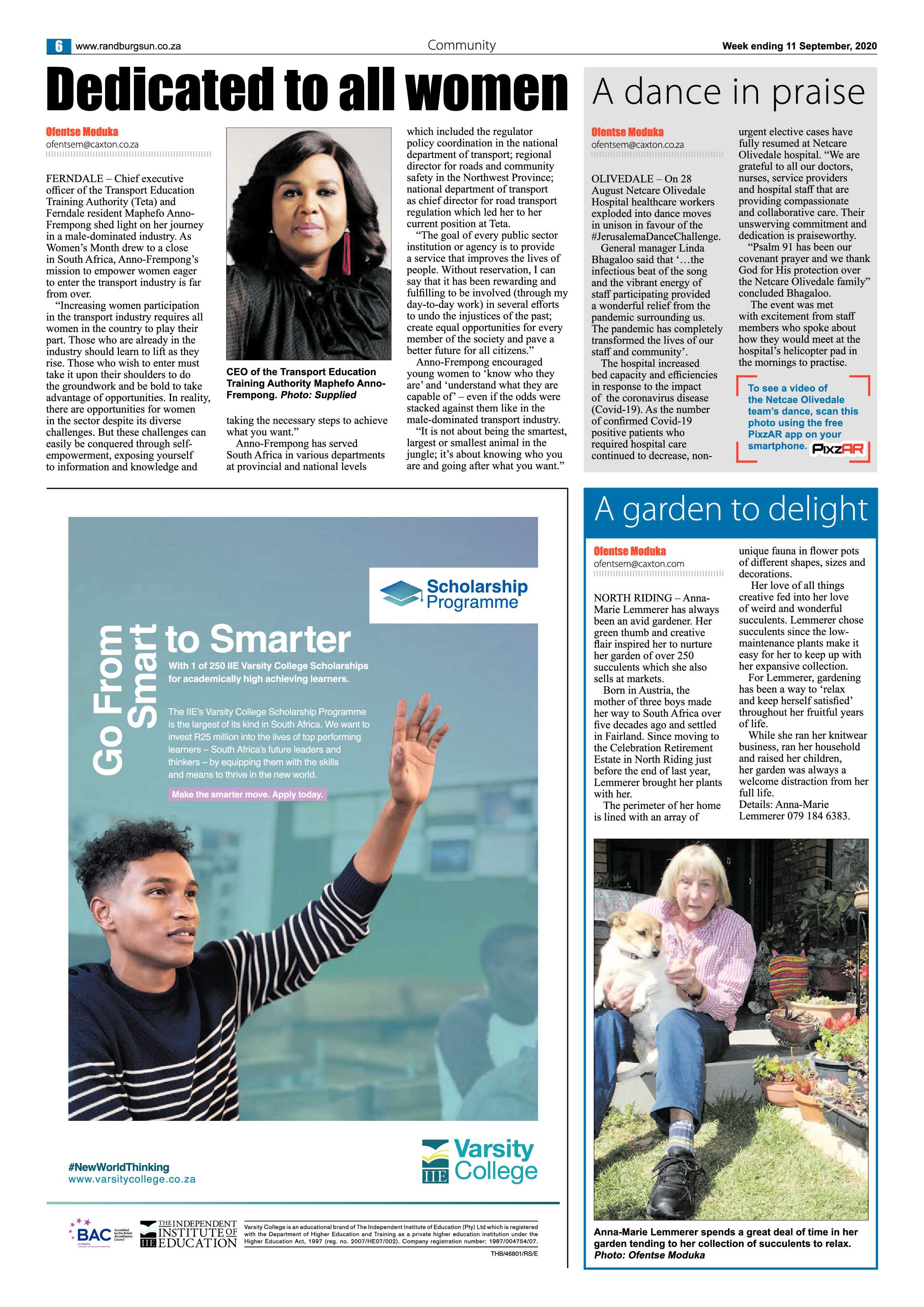 Randburg Sun 11 September 2020 page 6