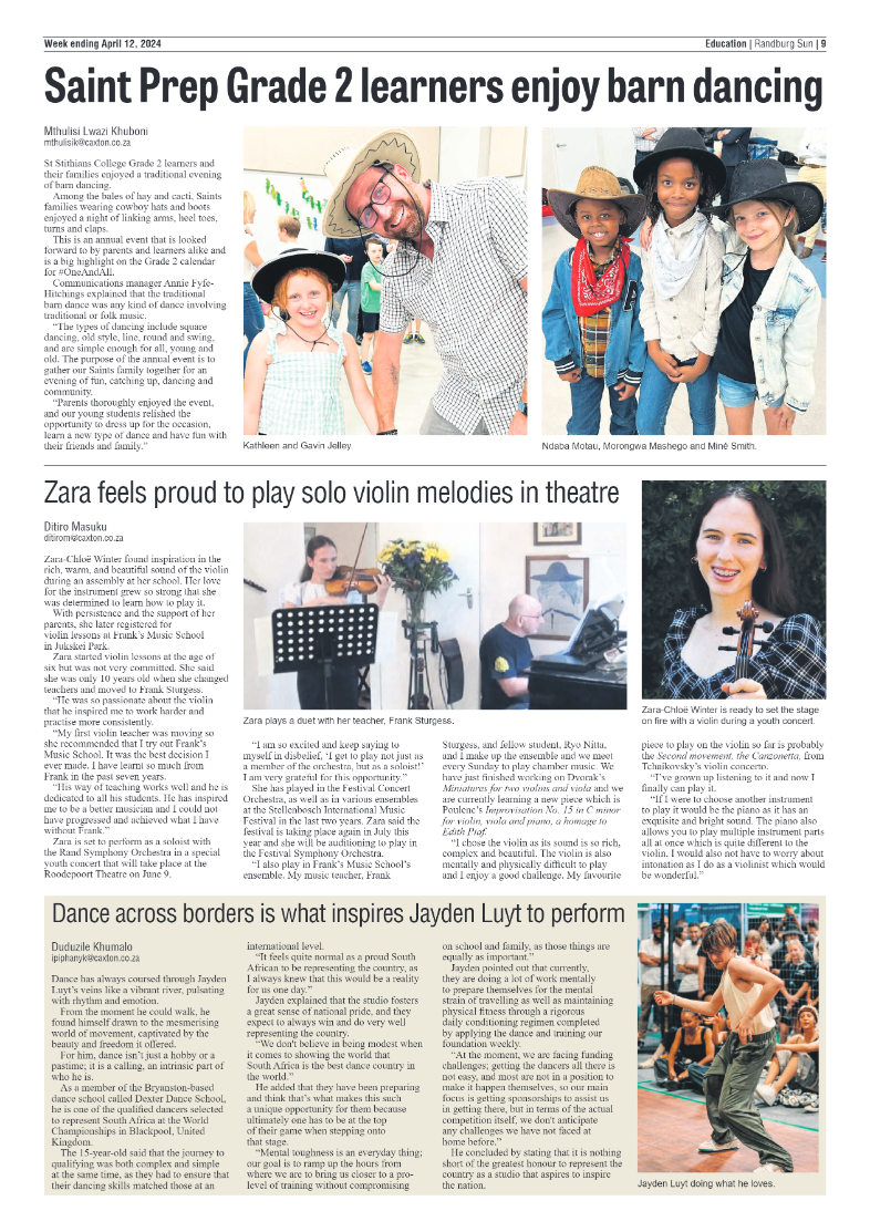 Randburg Sun 12 April 2024 page 9
