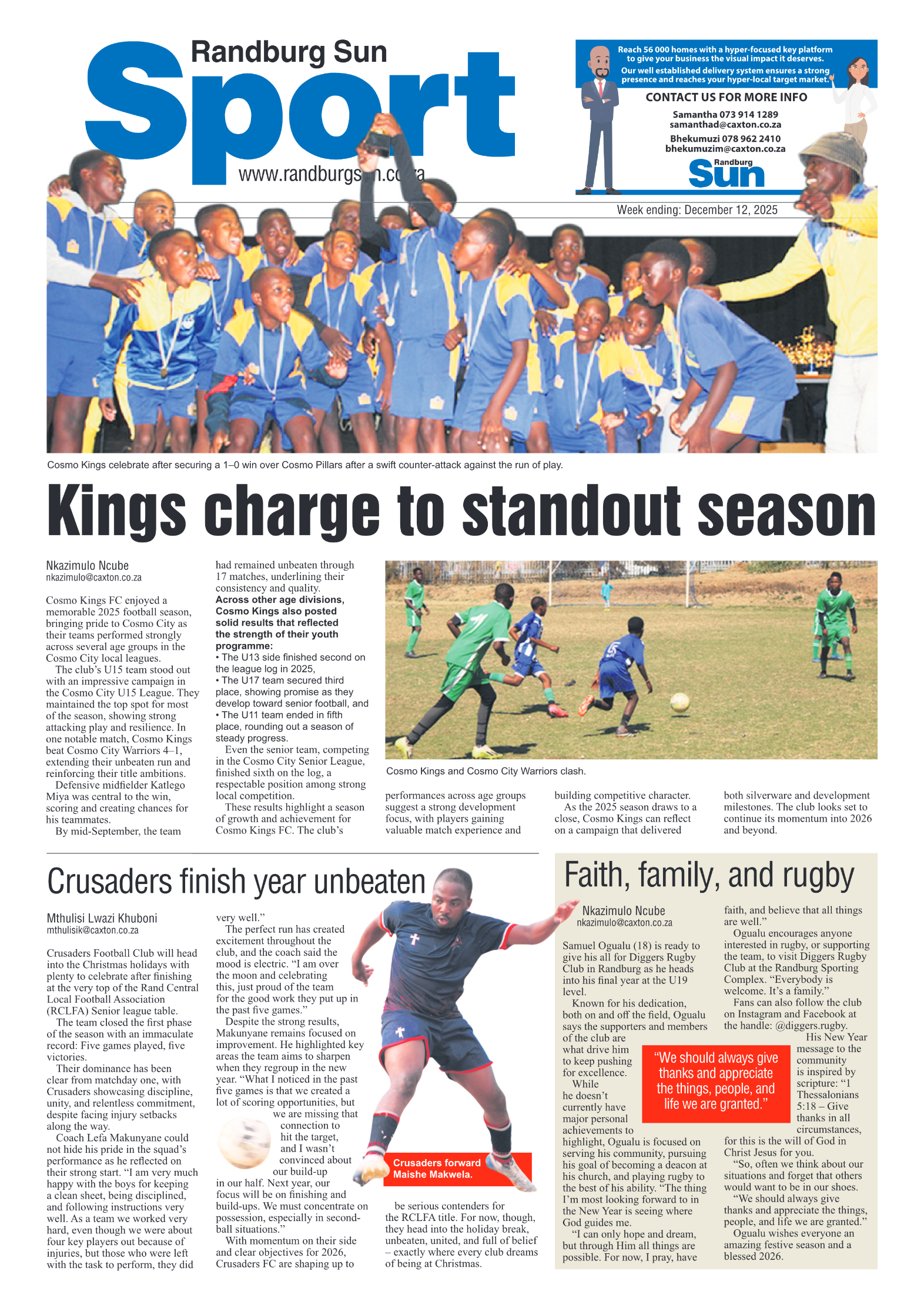 Randburg Sun 12 December 2025 page 14