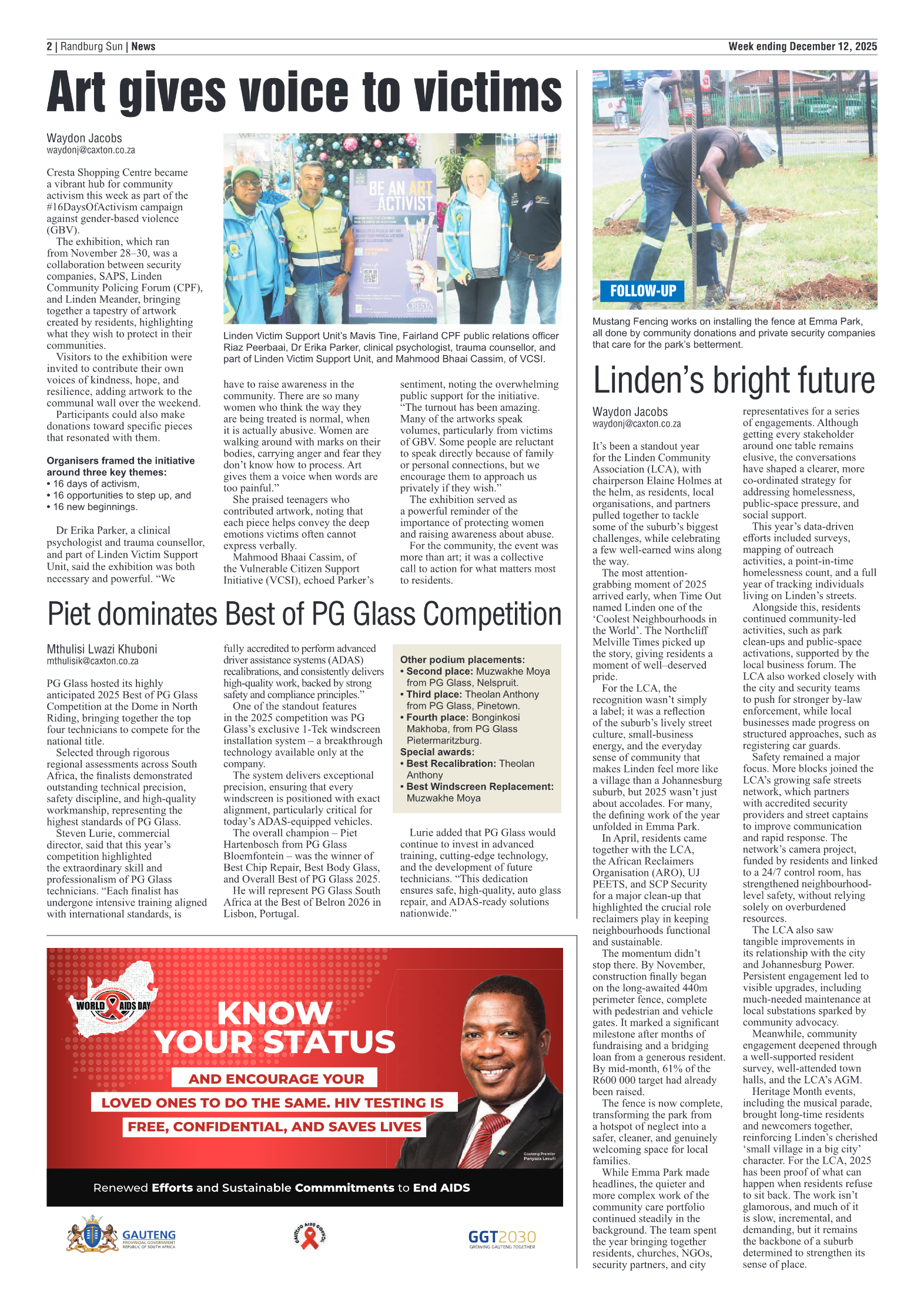 Randburg Sun 12 December 2025 page 4