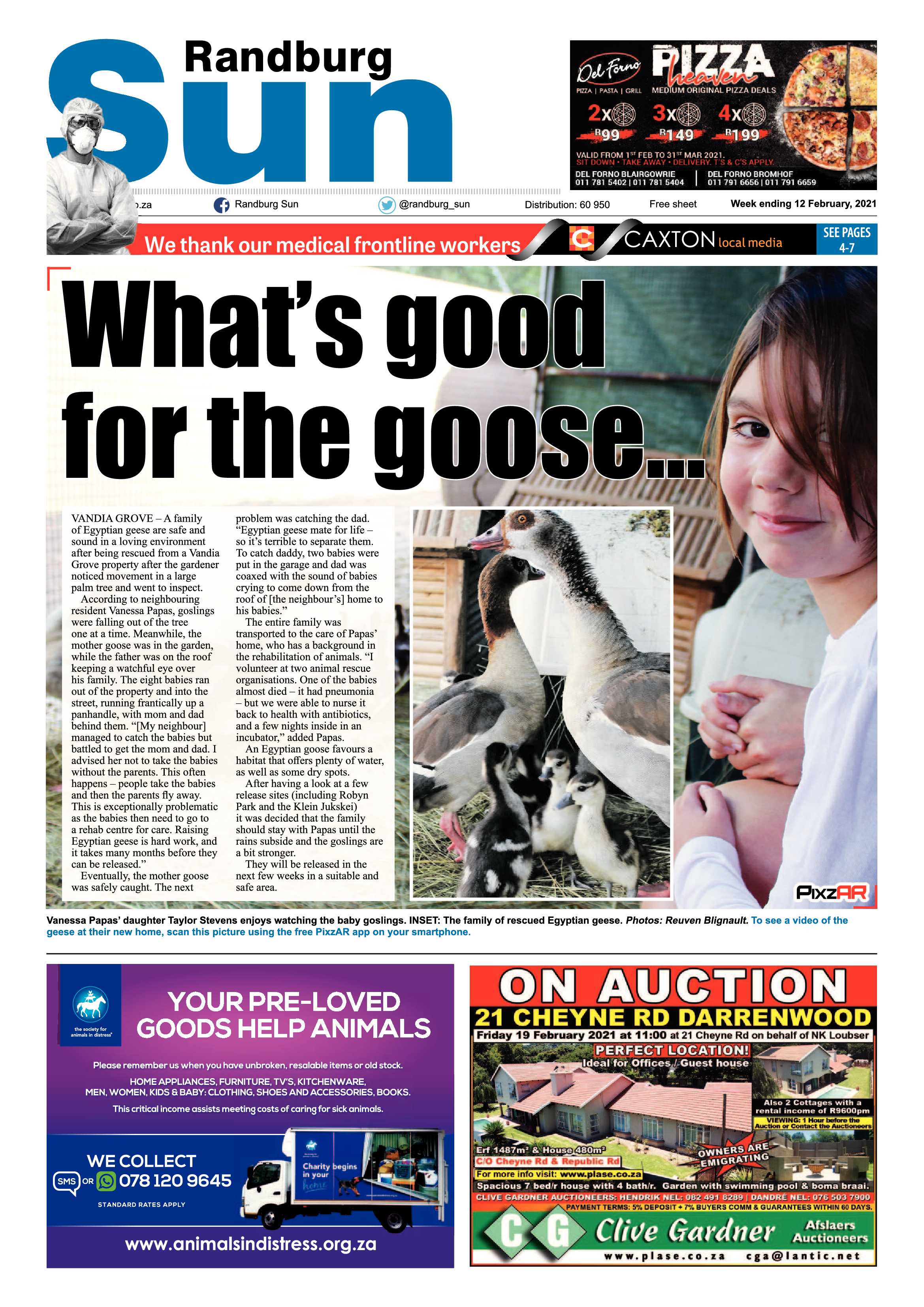 Randburg Sun 12 February 2021 page 1