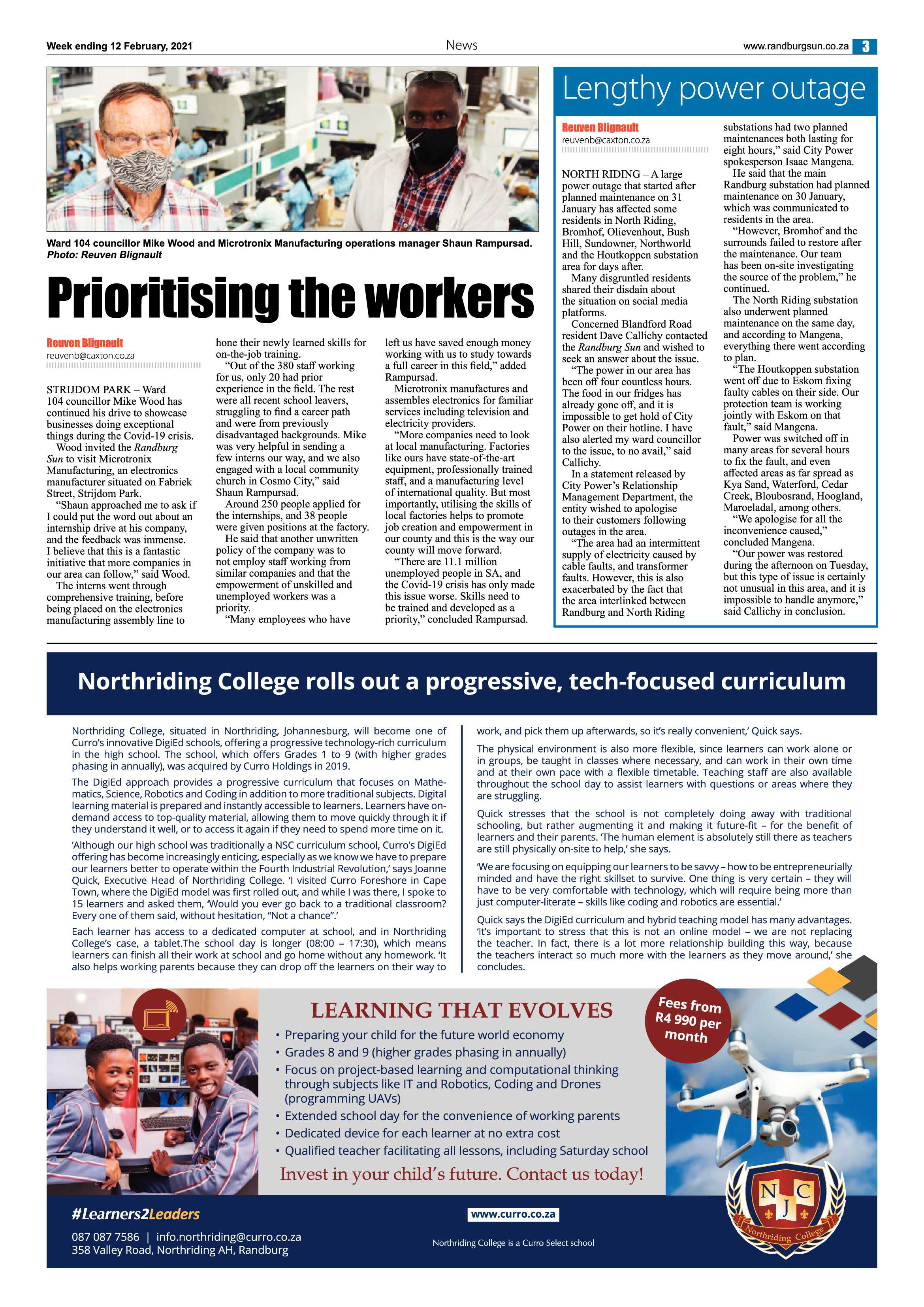 Randburg Sun 12 February 2021 page 3