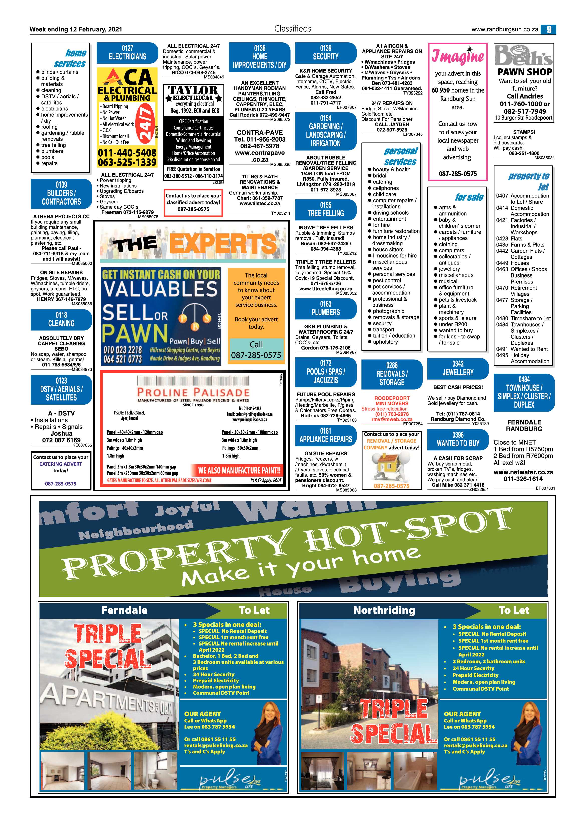 Randburg Sun 12 February 2021 page 9