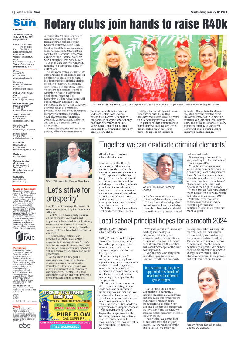 Randburg Sun 12 January 2024 page 2