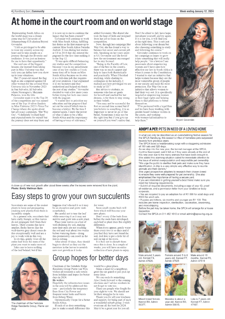 Randburg Sun 12 January 2024 page 4