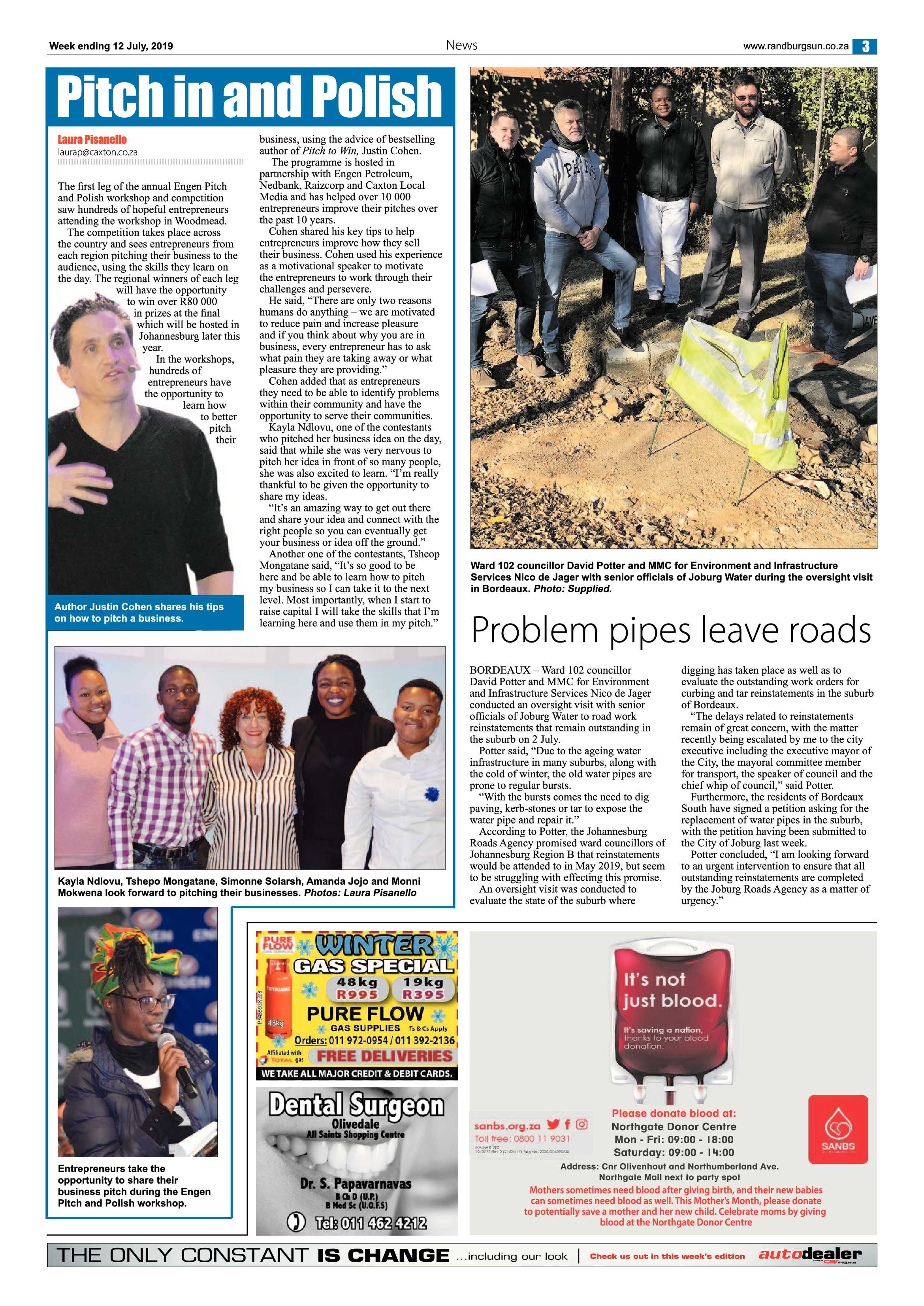 Randburg Sun 12 July, 2019 page 3