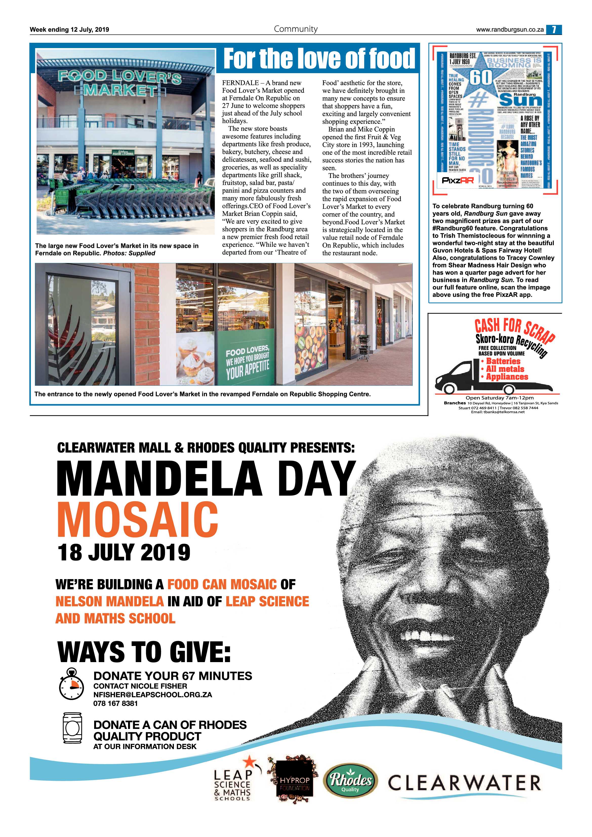 Randburg Sun 12 July, 2019 page 7