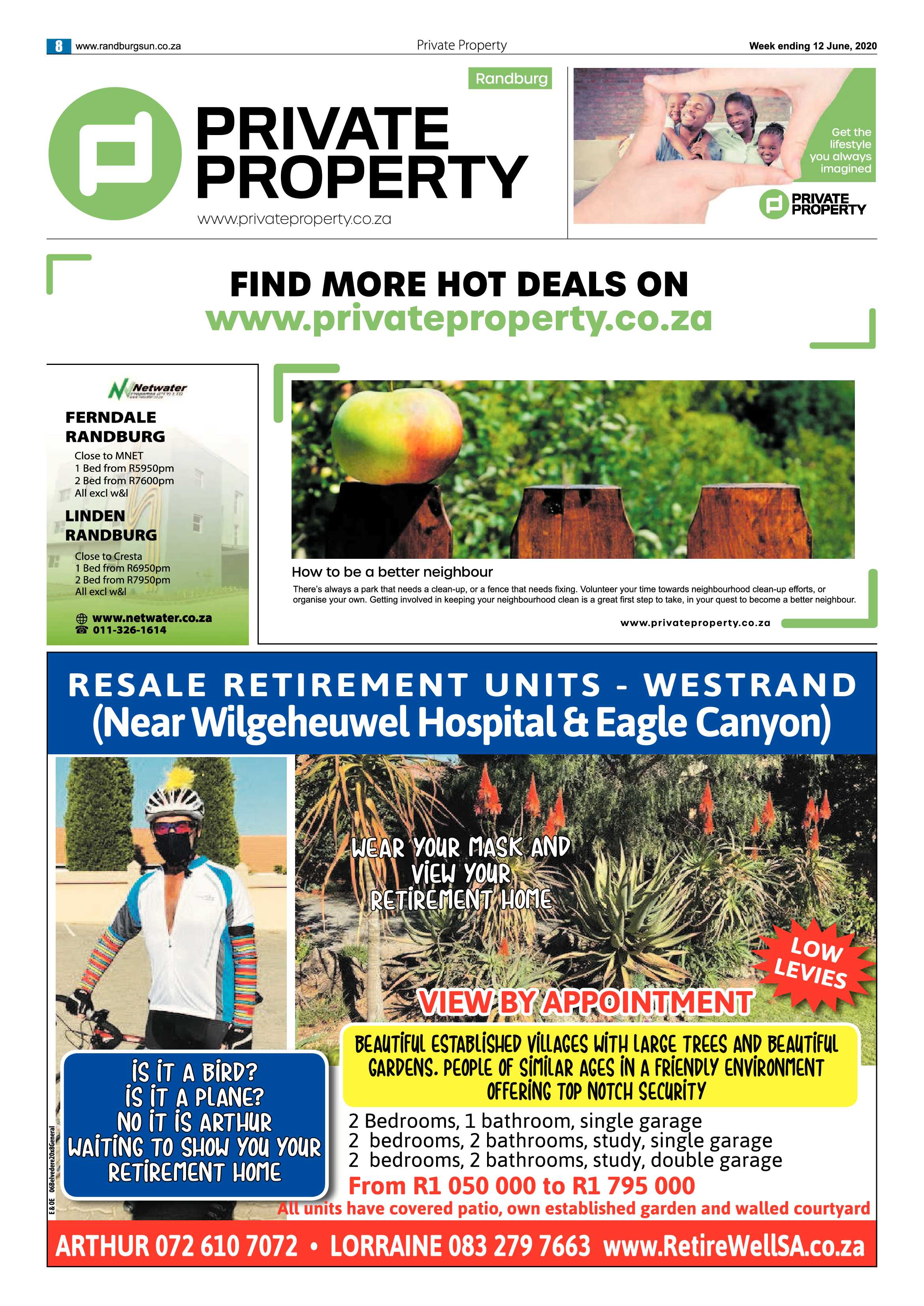 Randburg Sun 12 June 2020 page 8