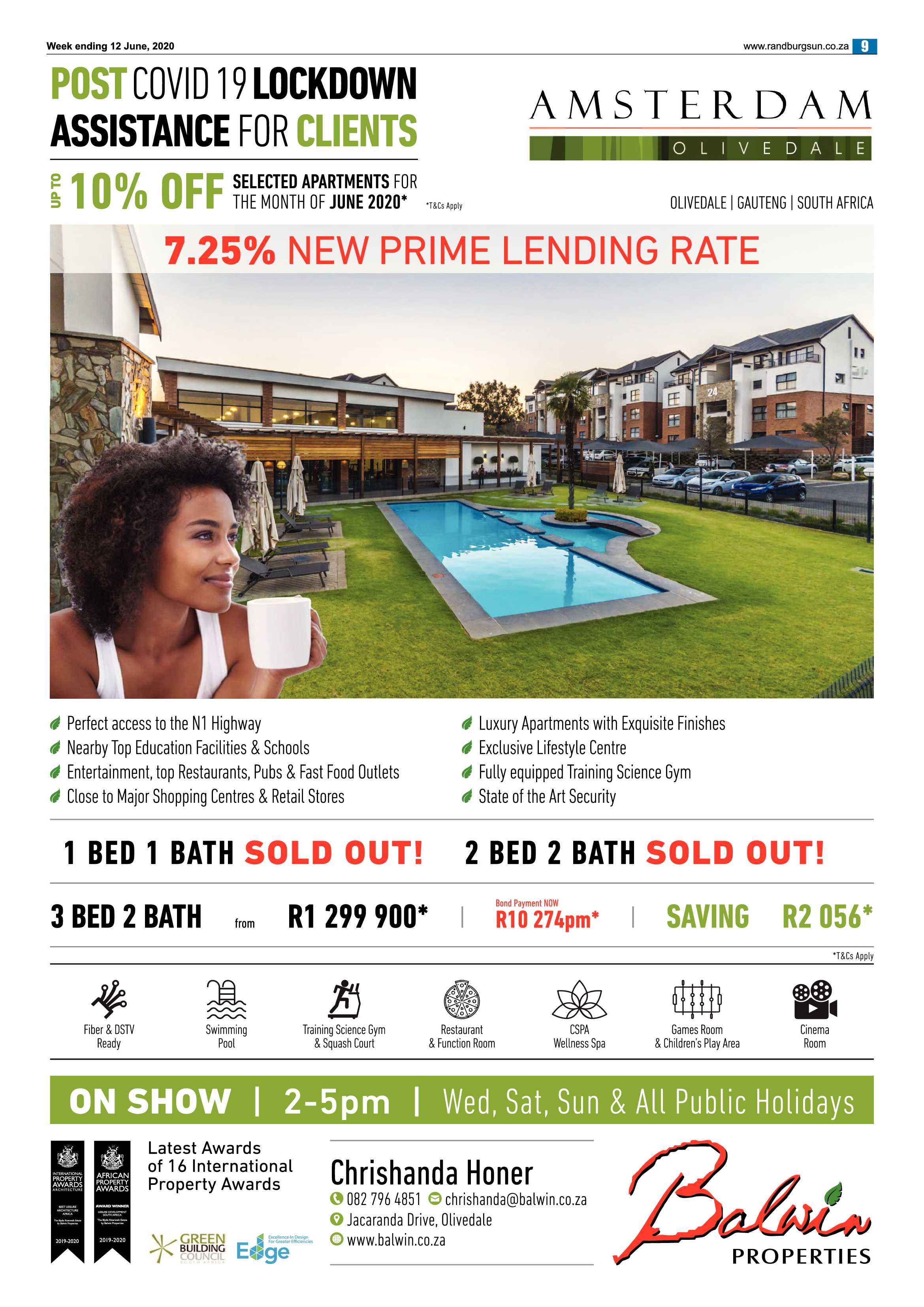 Randburg Sun 12 June 2020 page 9