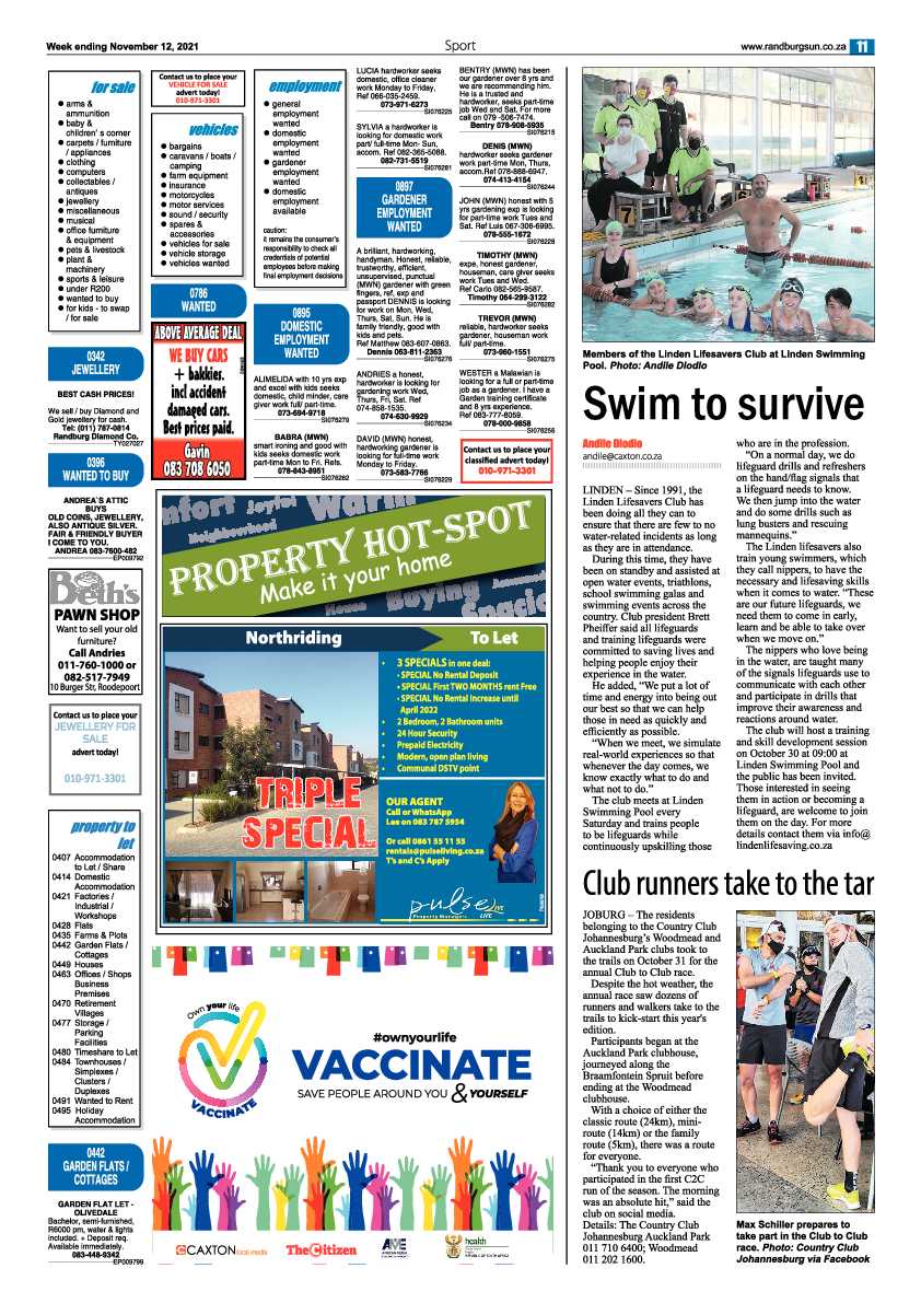 Randburg Sun 12 November 2021 page 13