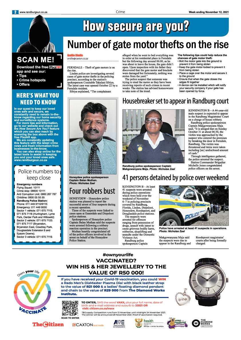 Randburg Sun 12 November 2021 page 4