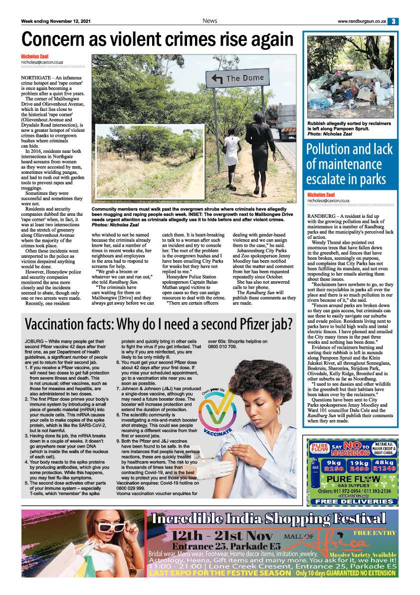 Randburg Sun 12 November 2021 page 5