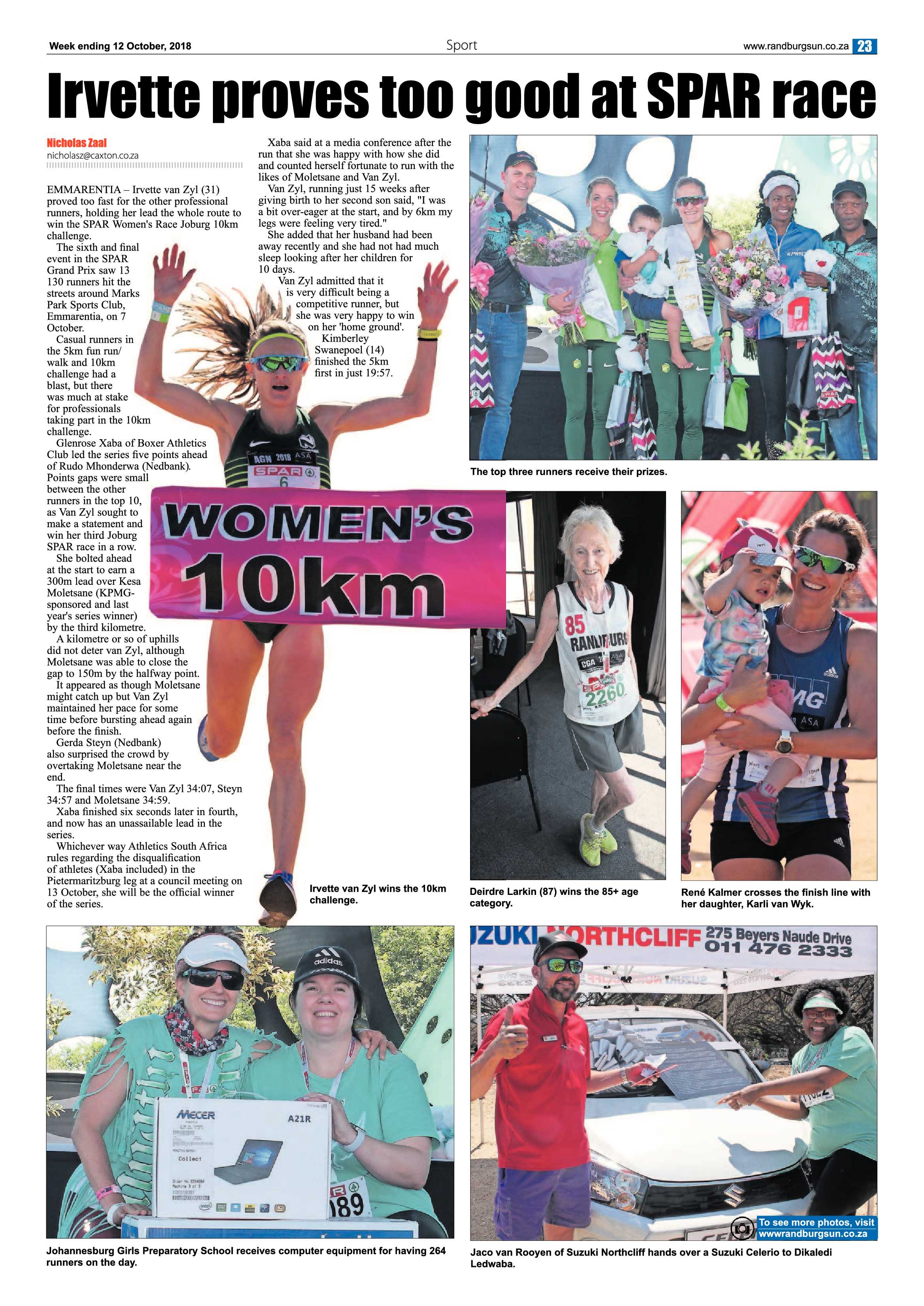 Randburg Sun 12 October 2018 page 23