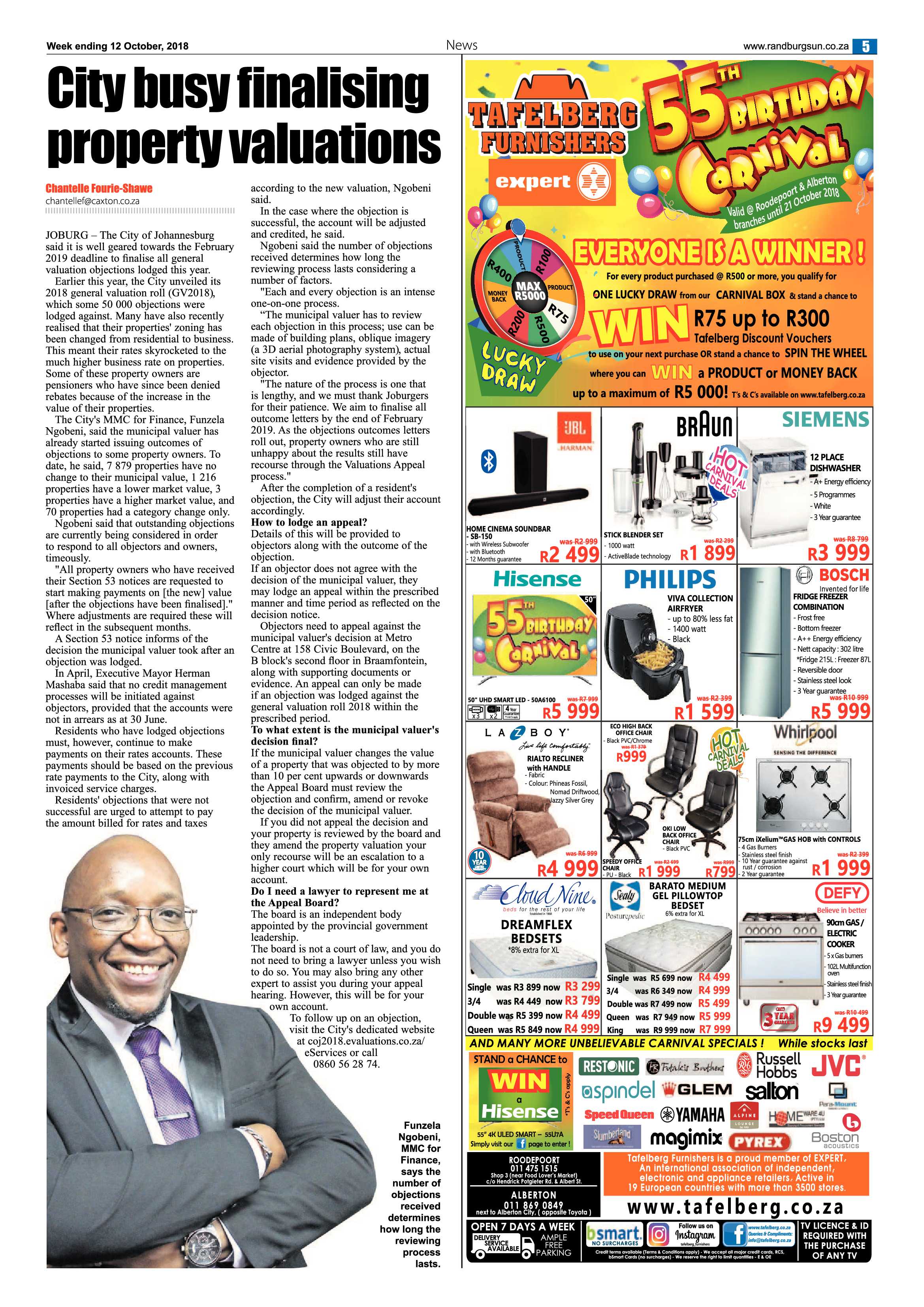 Randburg Sun 12 October 2018 page 5