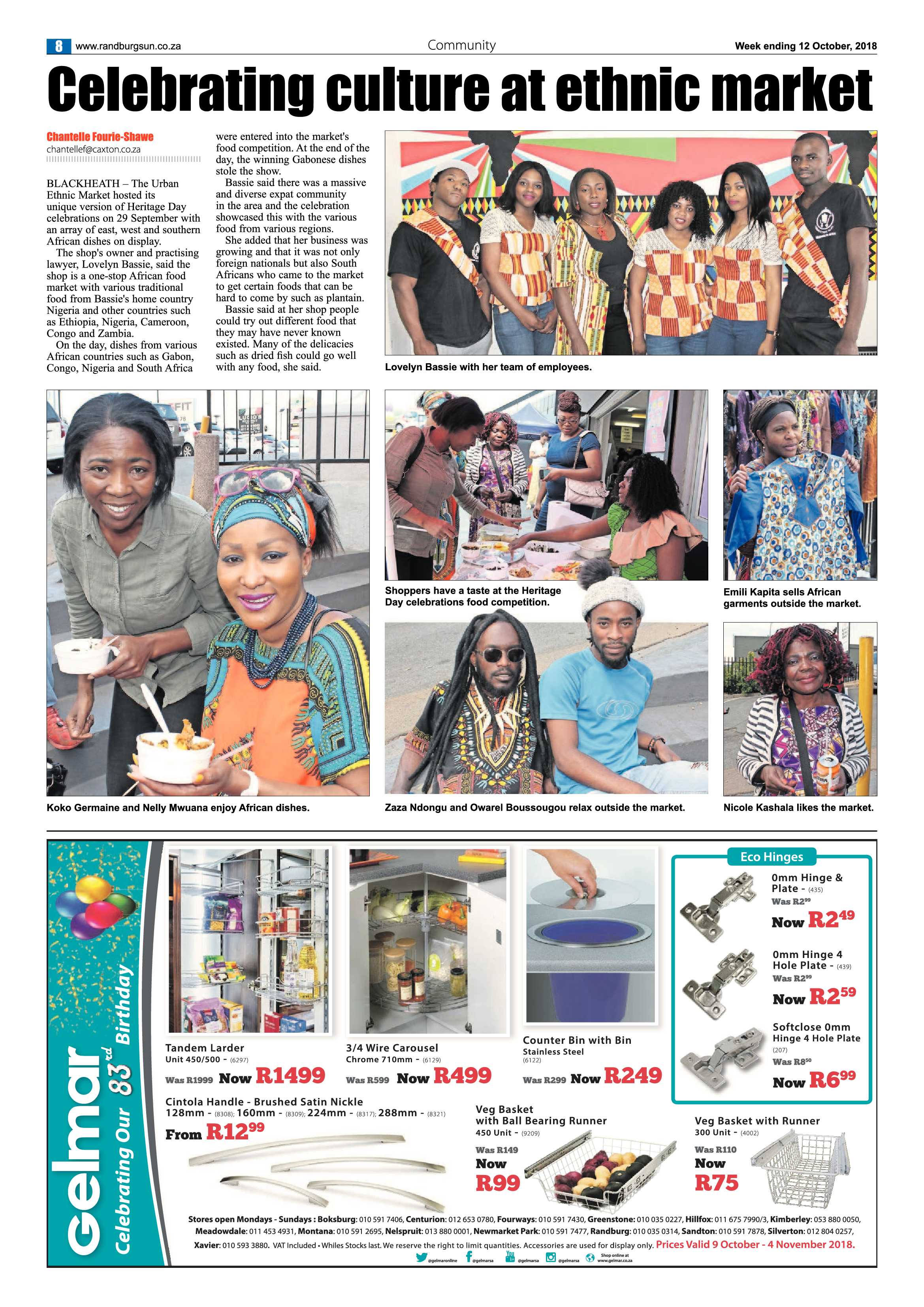 Randburg Sun 12 October 2018 page 8