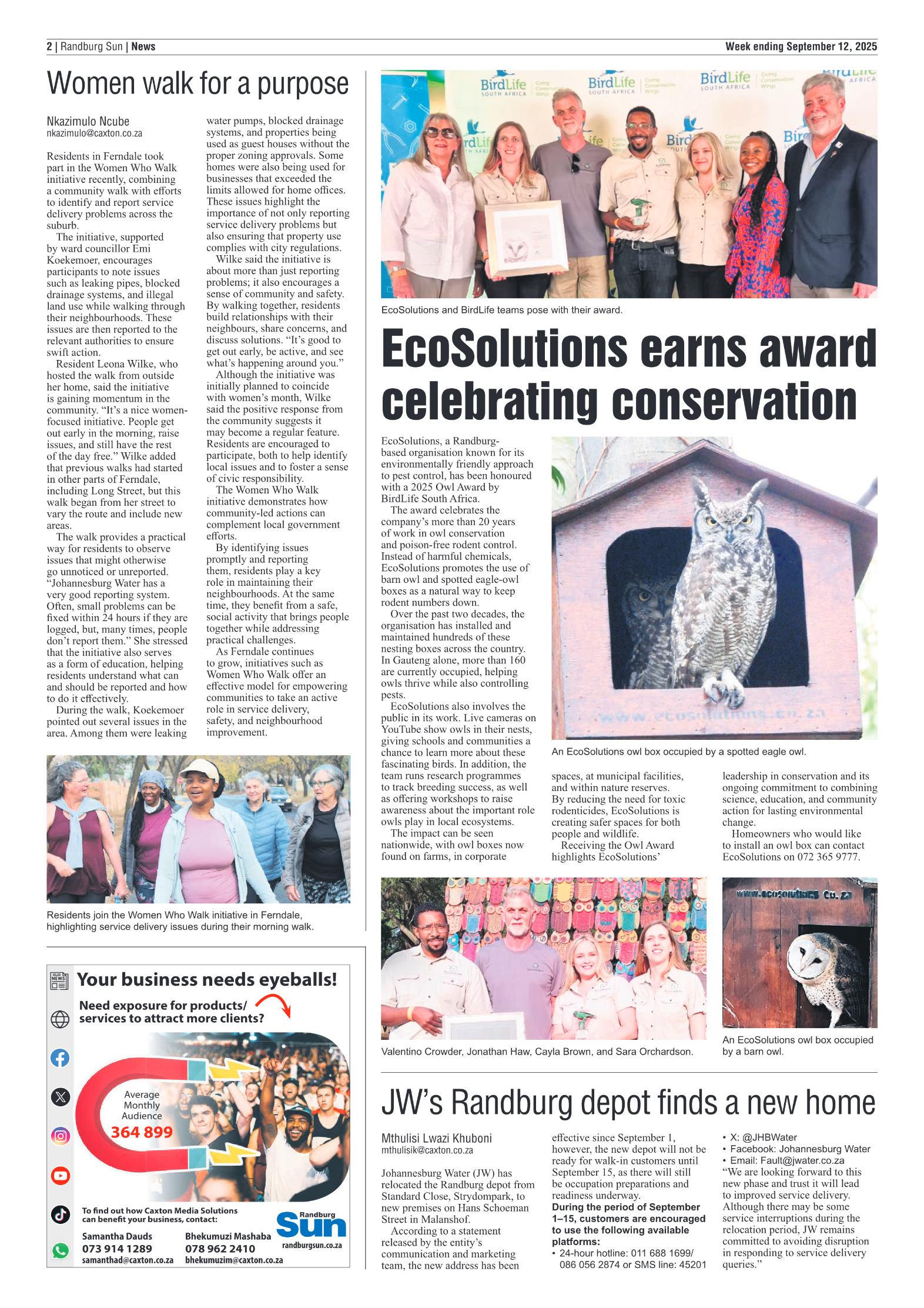 Randburg Sun 12 September 2025 page 2