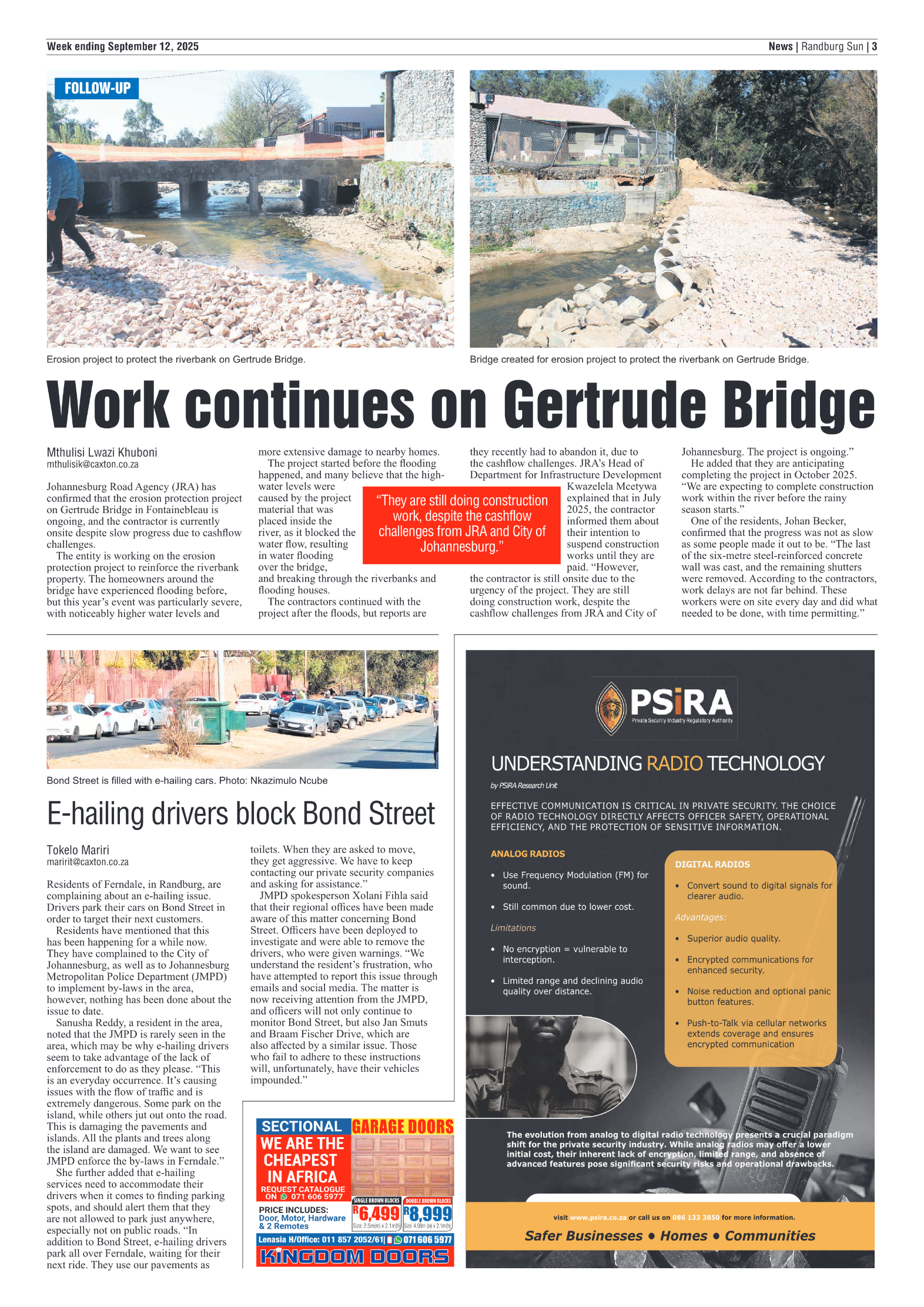 Randburg Sun 12 September 2025 page 3