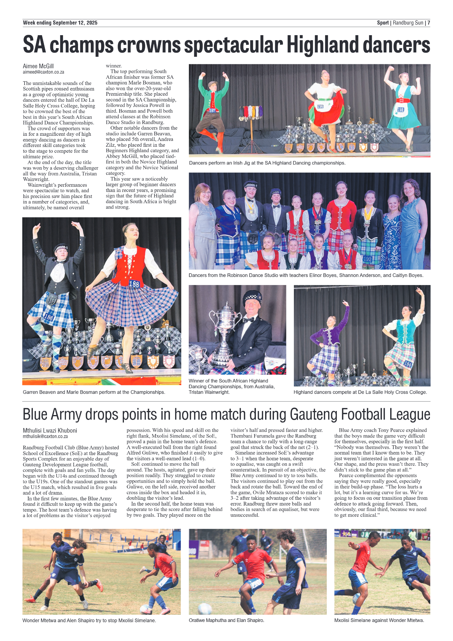 Randburg Sun 12 September 2025 page 7