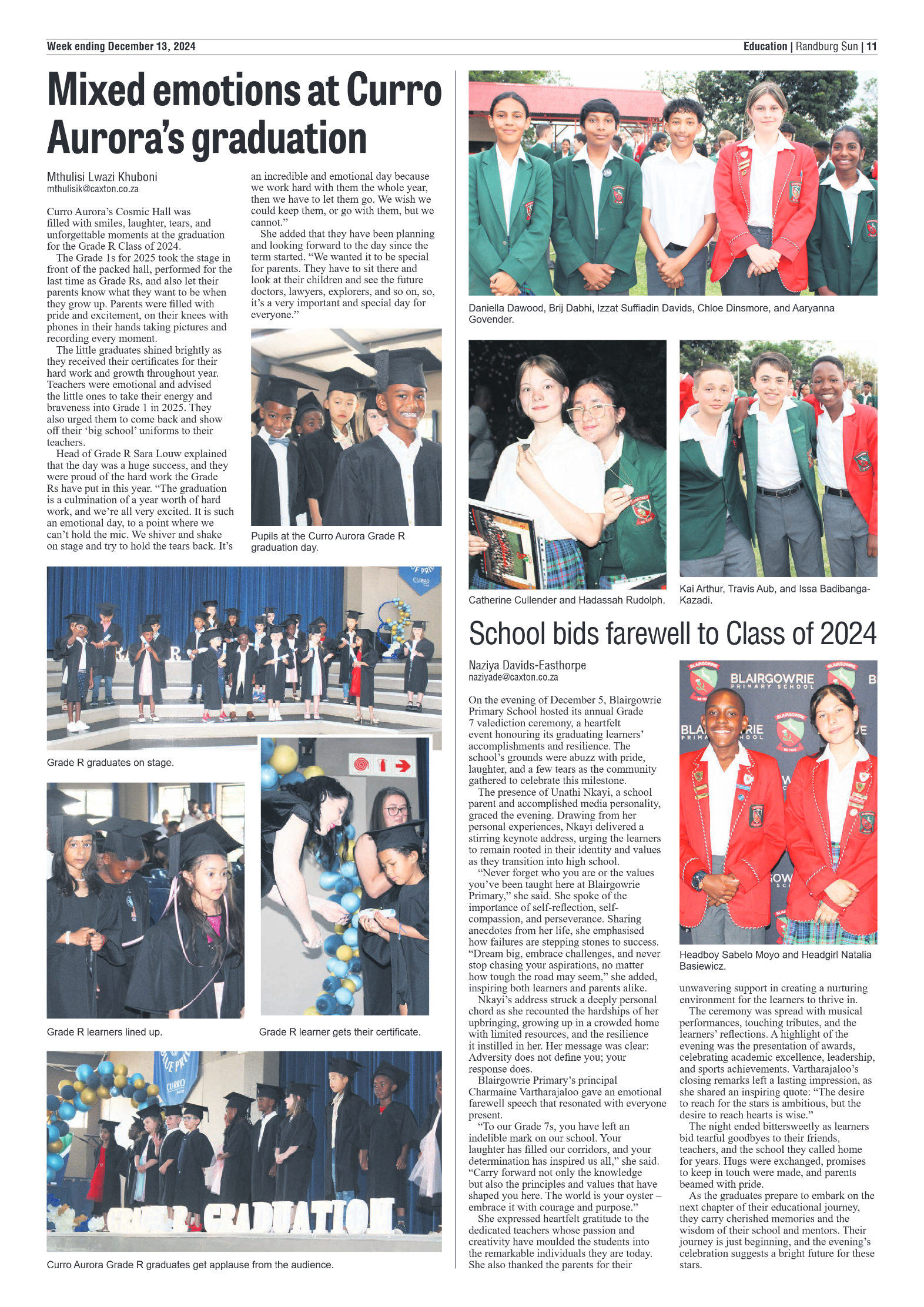 Randburg Sun 13 December 2024 page 11