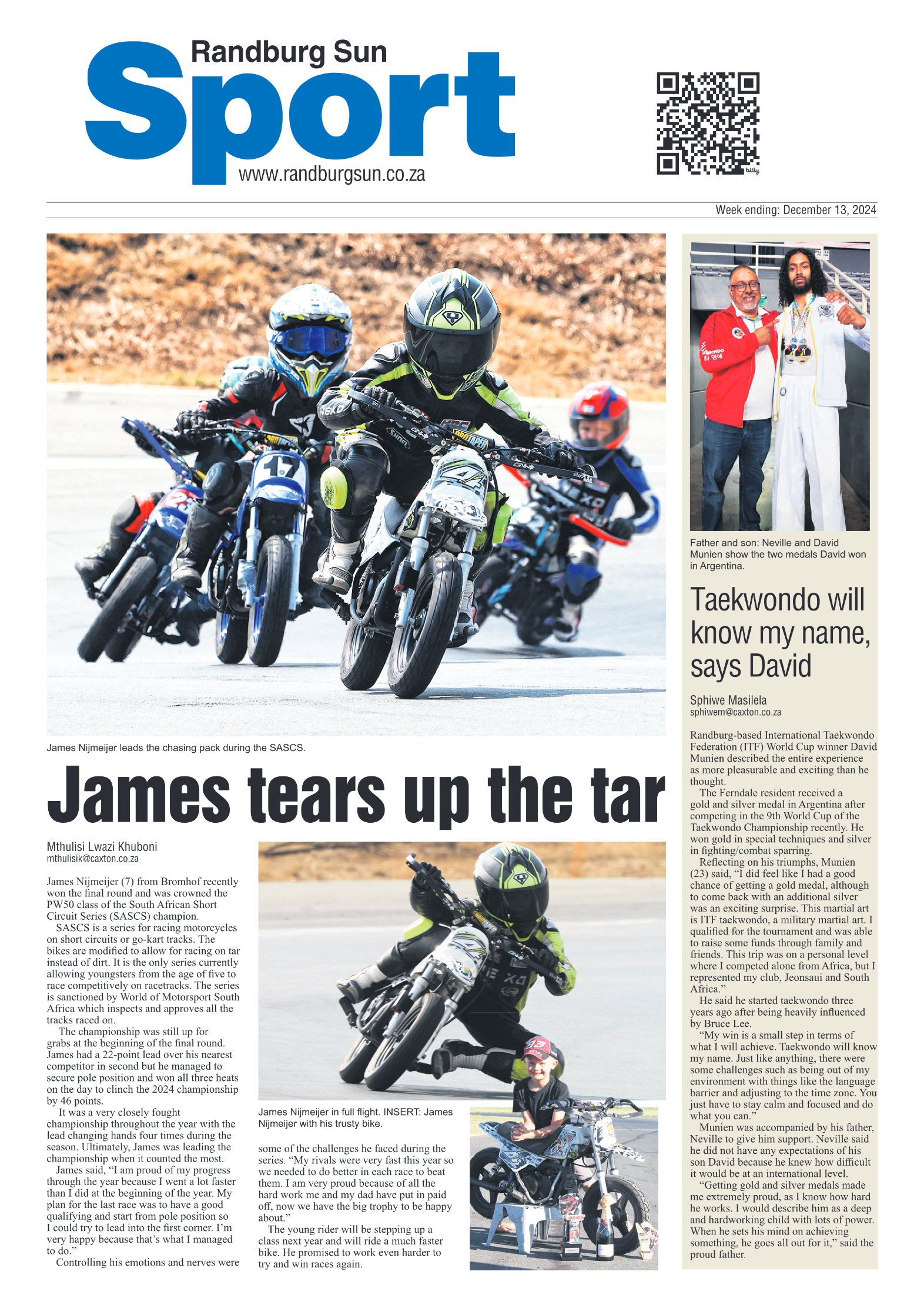 Randburg Sun 13 December 2024 page 12