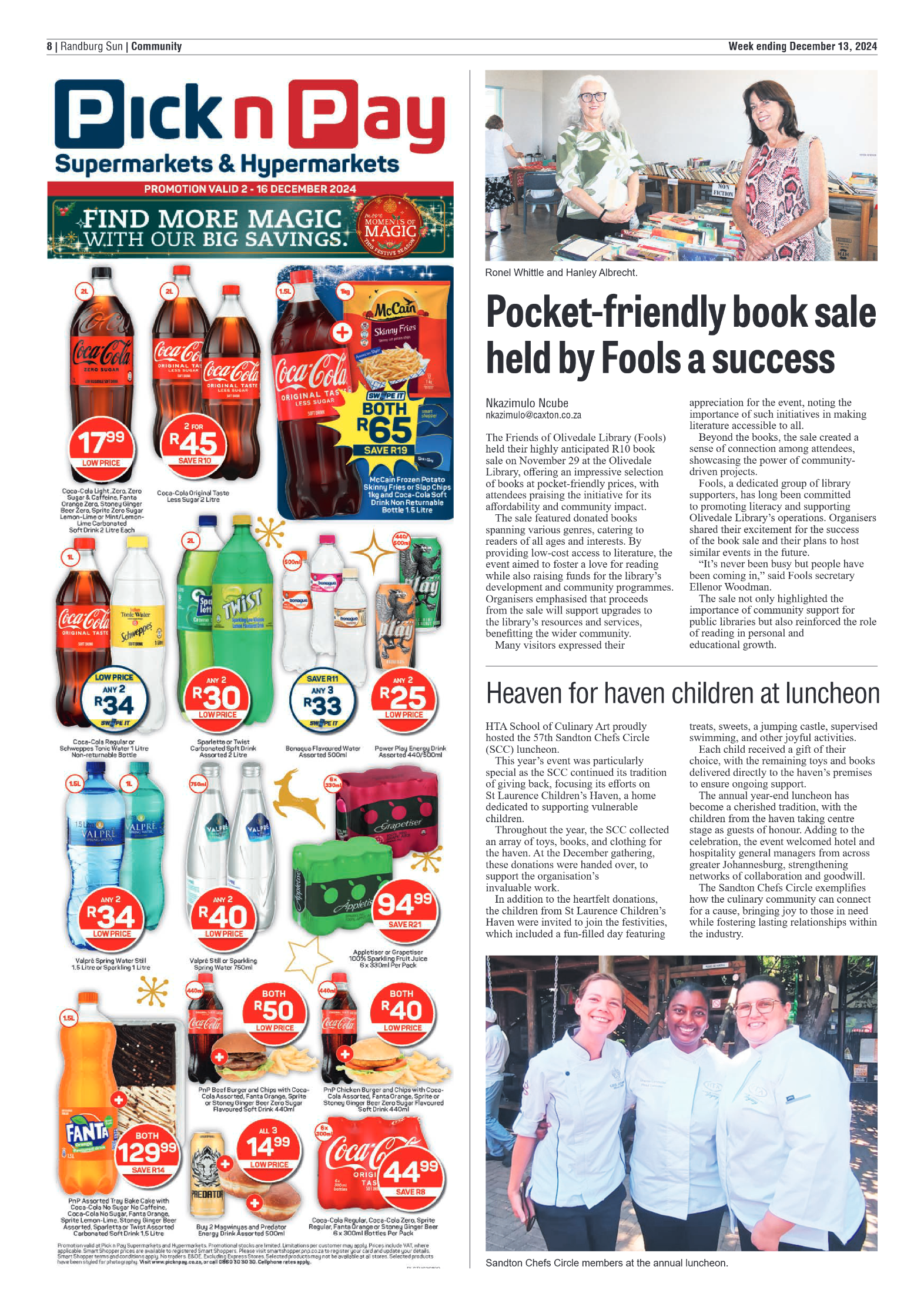 Randburg Sun 13 December 2024 page 8