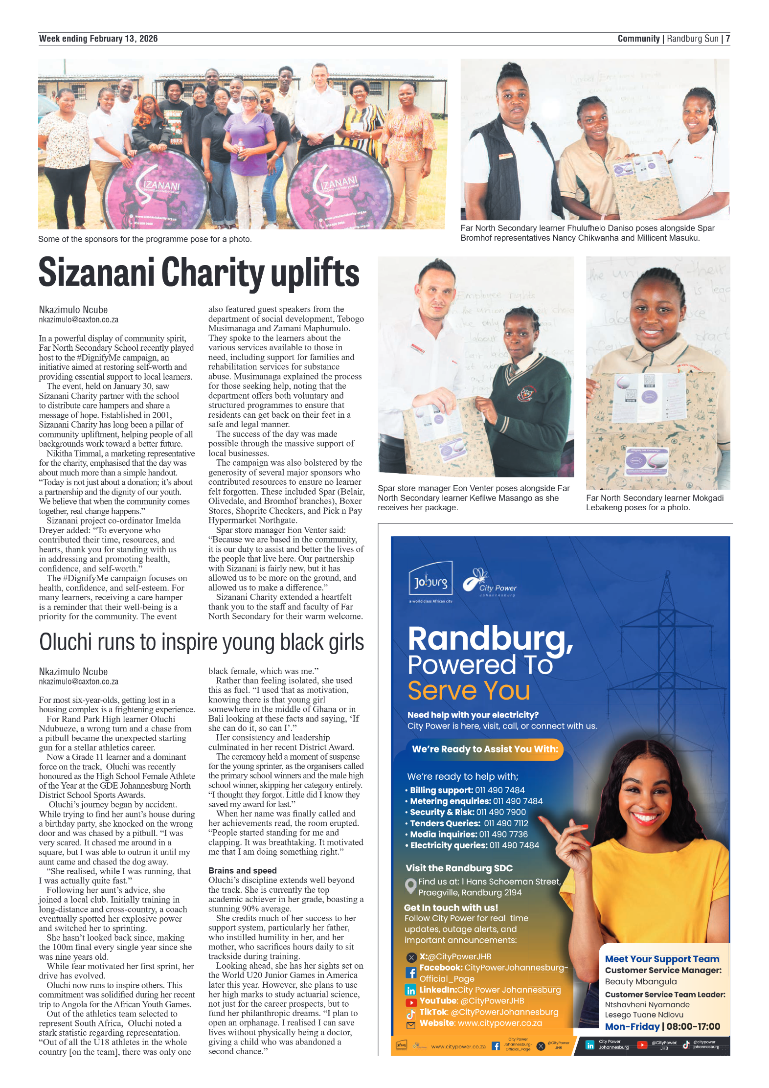 Randburg Sun 13 February 2026 page 9